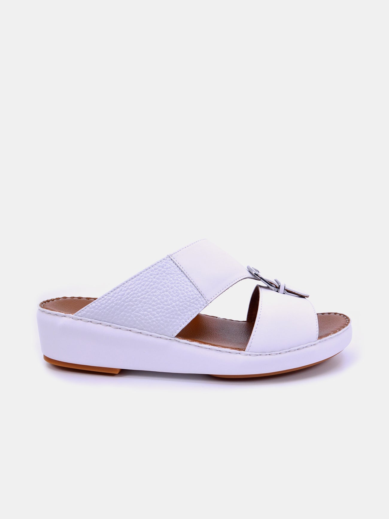 Barjeel Uno MSP1 Men's Sandals-White