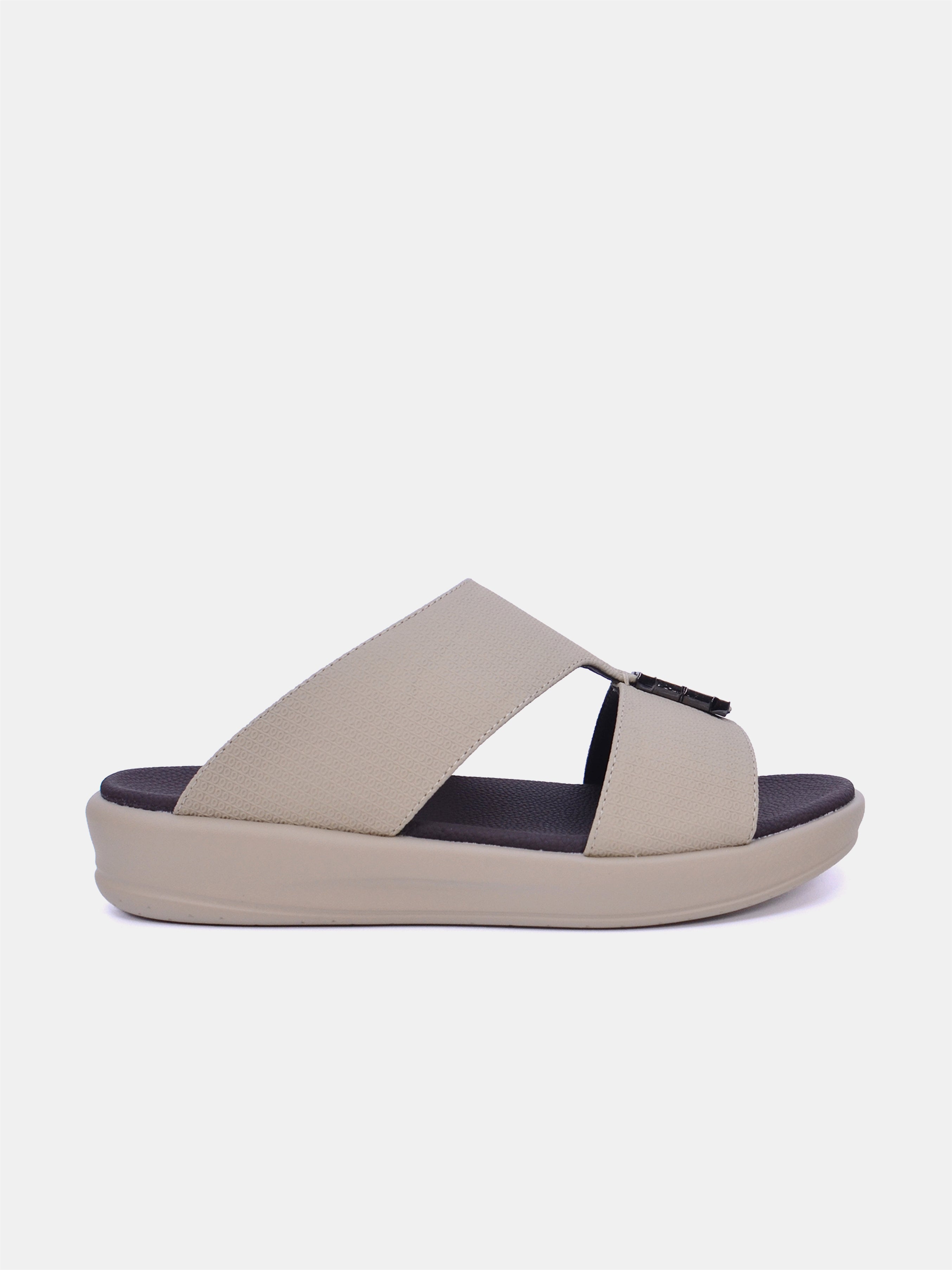 Barjeel Uno M123 Men's Sandals-Beige