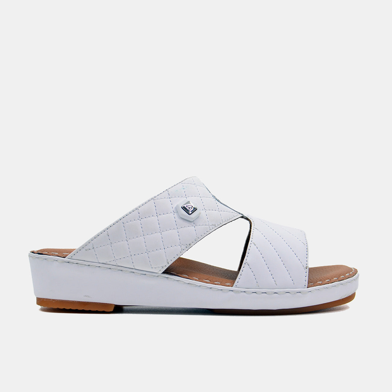 Barjeel Uno B 04 Men's Sandals-White