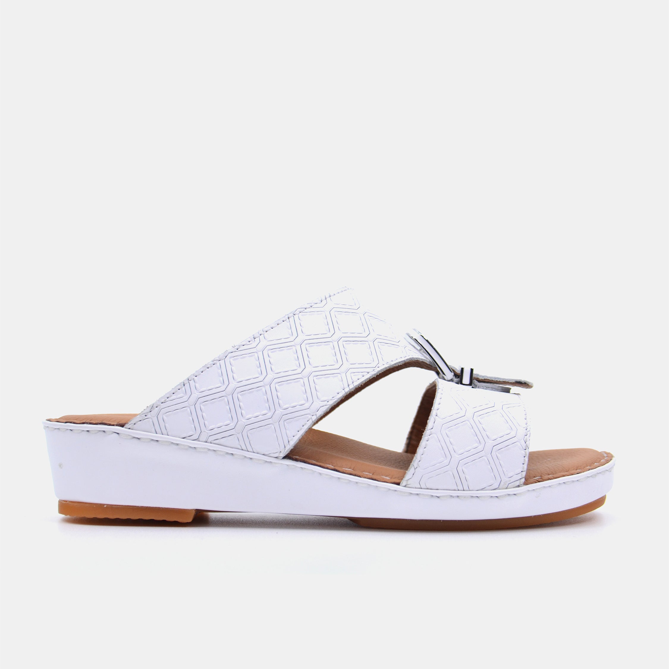 Barjeel Uno B 11 Boys Sandals-White