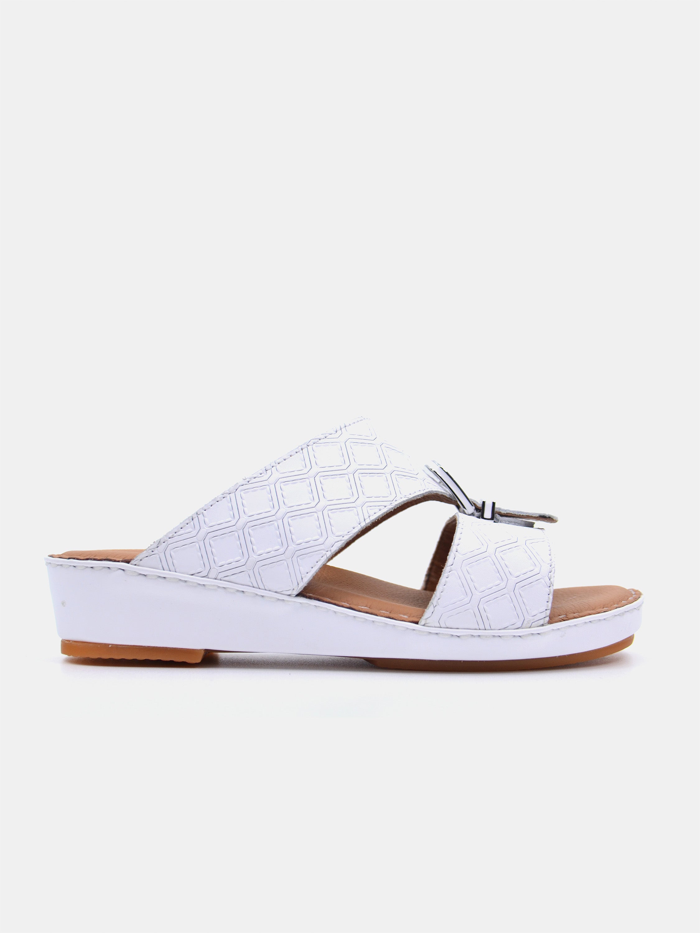 Barjeel Uno B 11 Boys Sandals-White