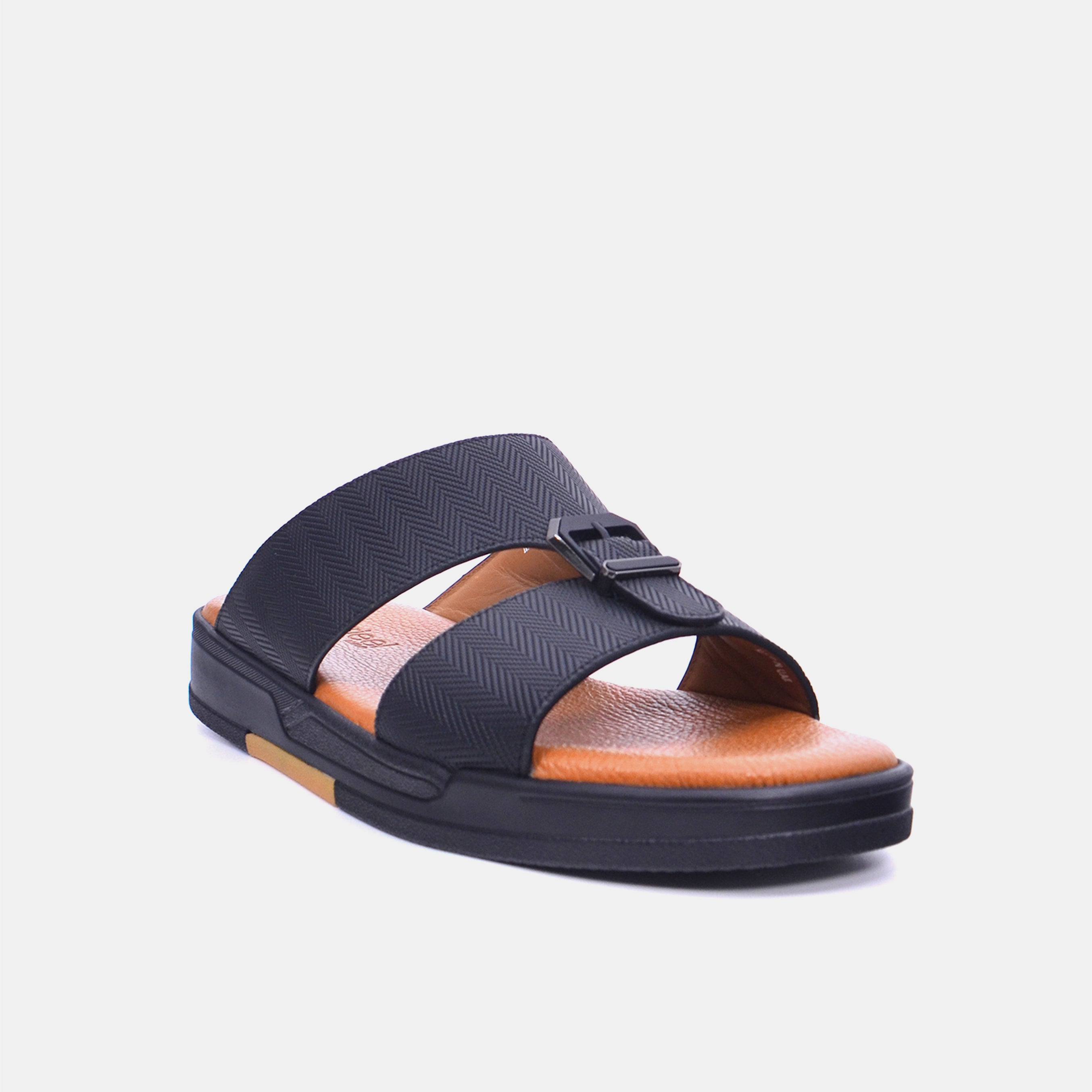 Barjeel Uno MSA124 Men's Sandals - Black