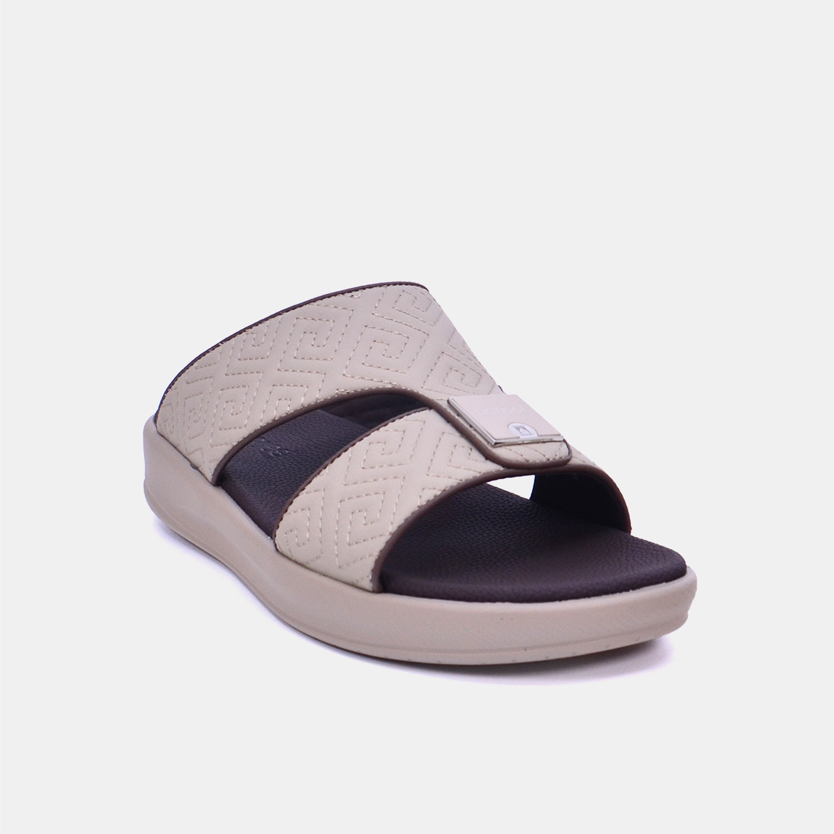 Barjeel Uno M121 Men's Sandals - Beige