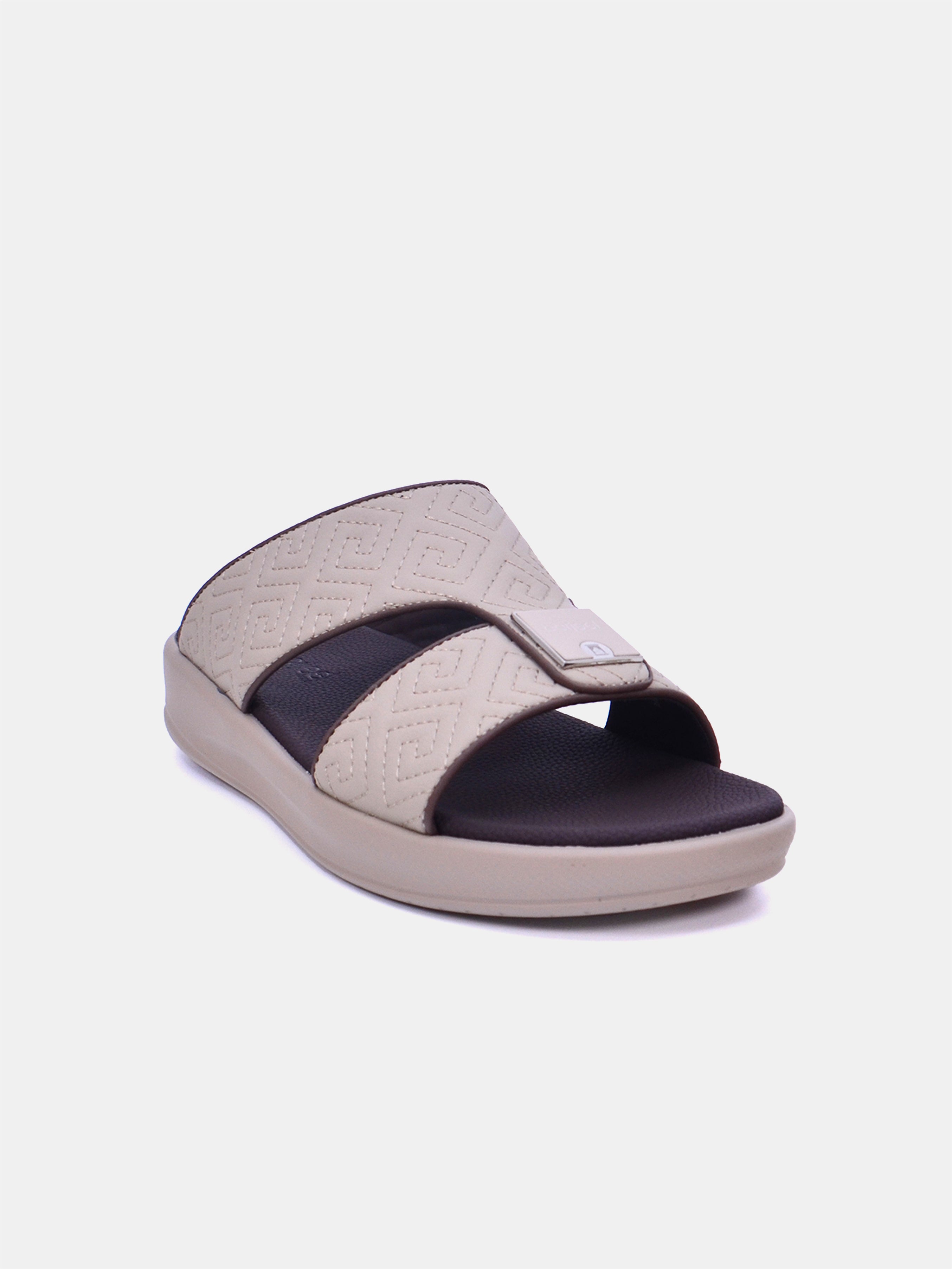 Barjeel Uno M121 Men's Sandals - Beige