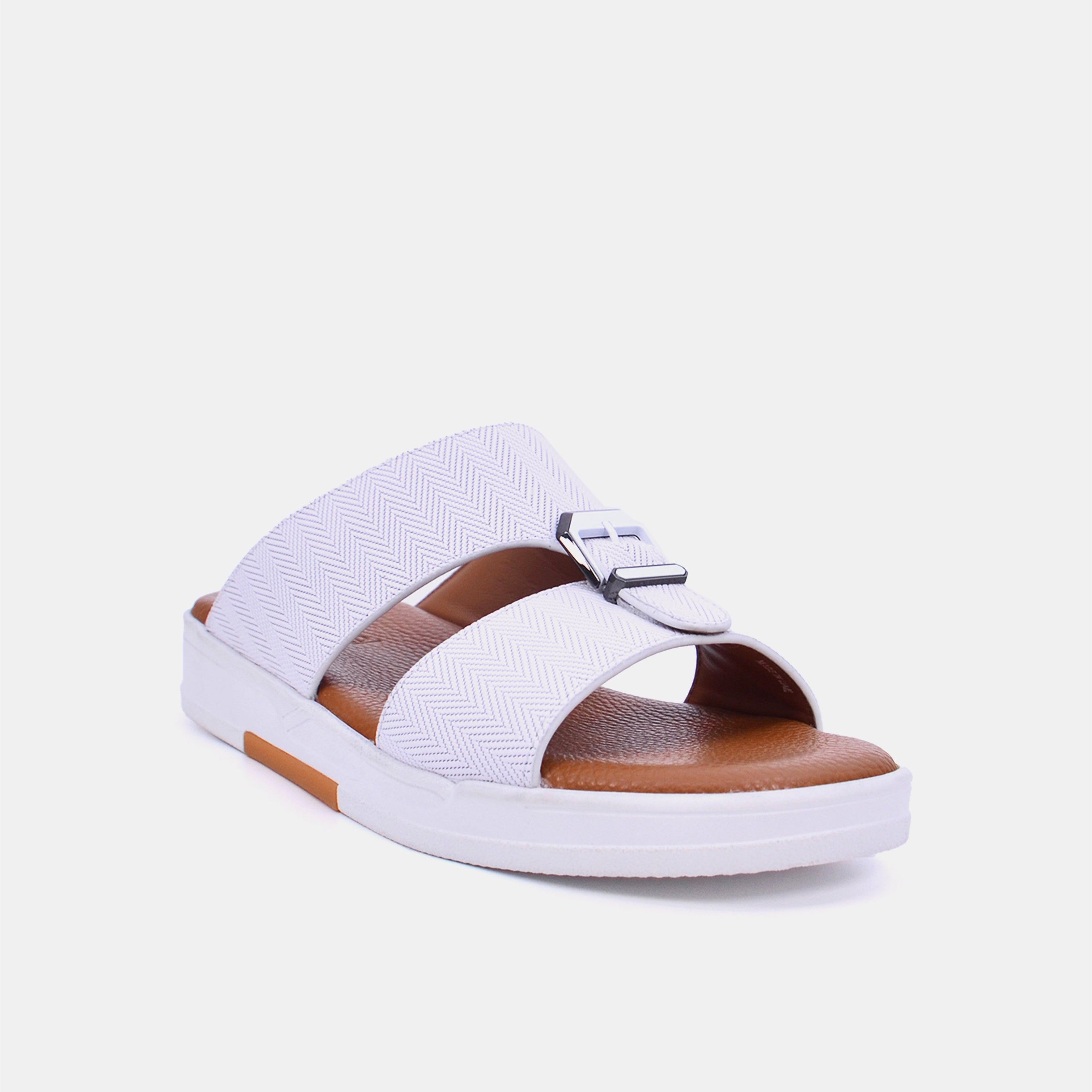Barjeel Uno MSA124 Men's Sandals - White