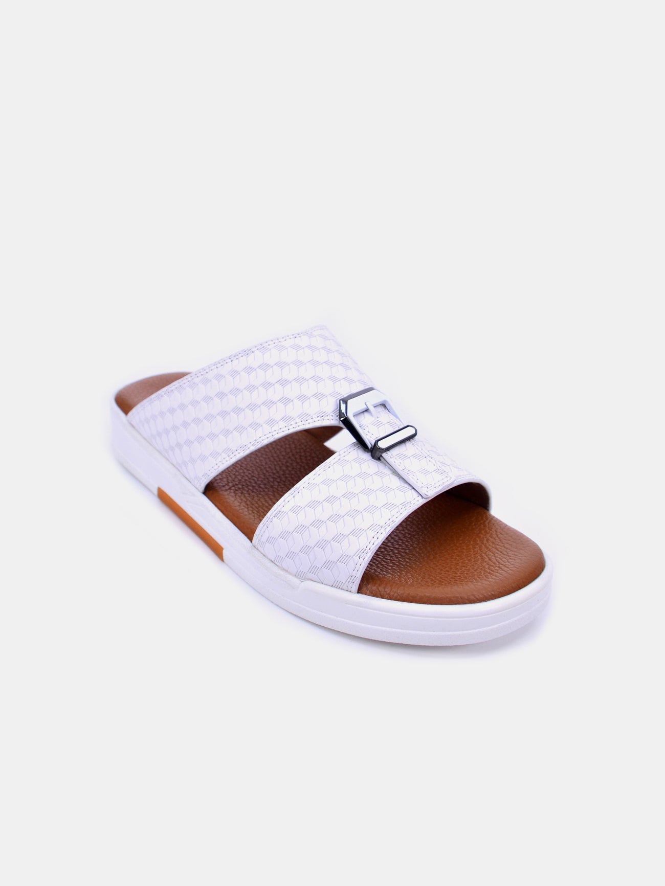 Barjeel Uno BJM11 Men's Sandals - White