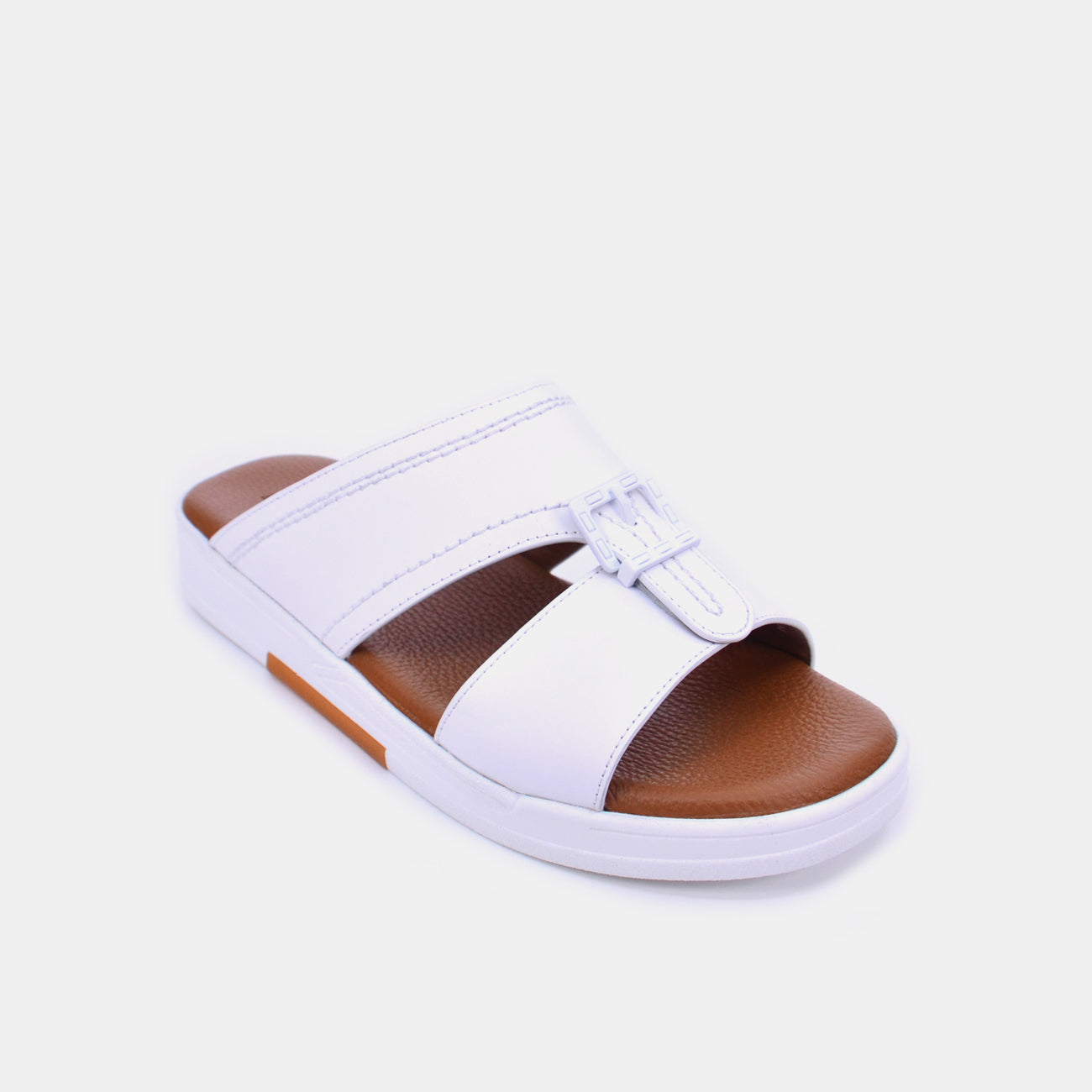 Barjeel Uno BJM07 Men's Sandals - White