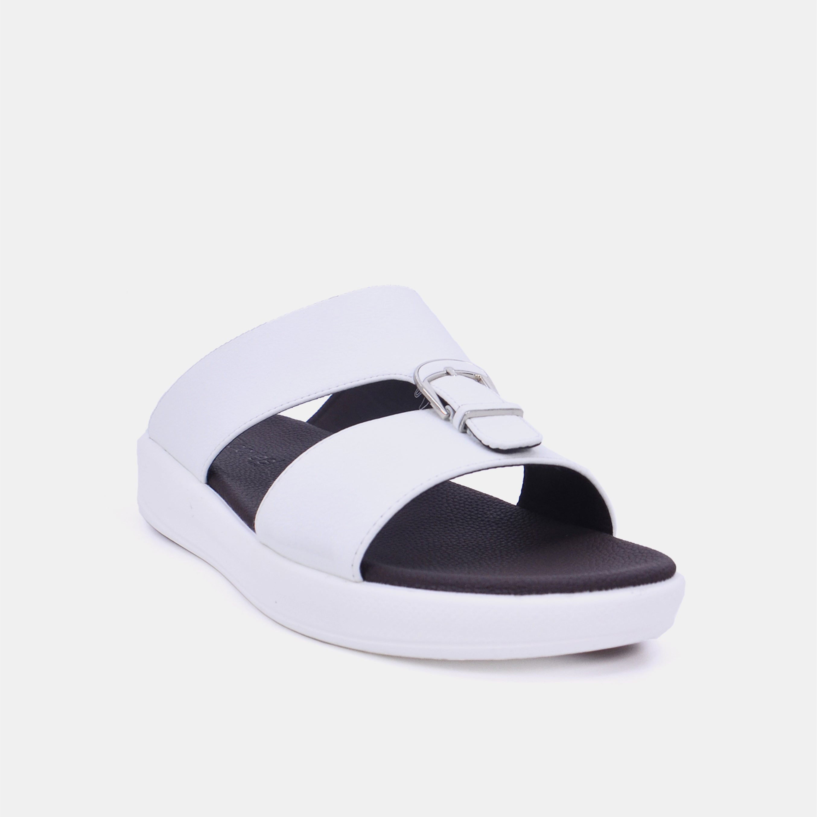 Barjeel Uno M122A Men's Sandals - White