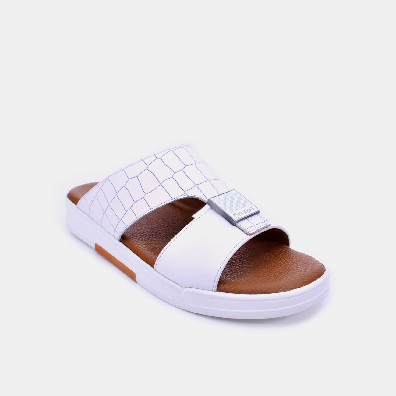 Barjeel Uno BJM14 Men's Sandals - White