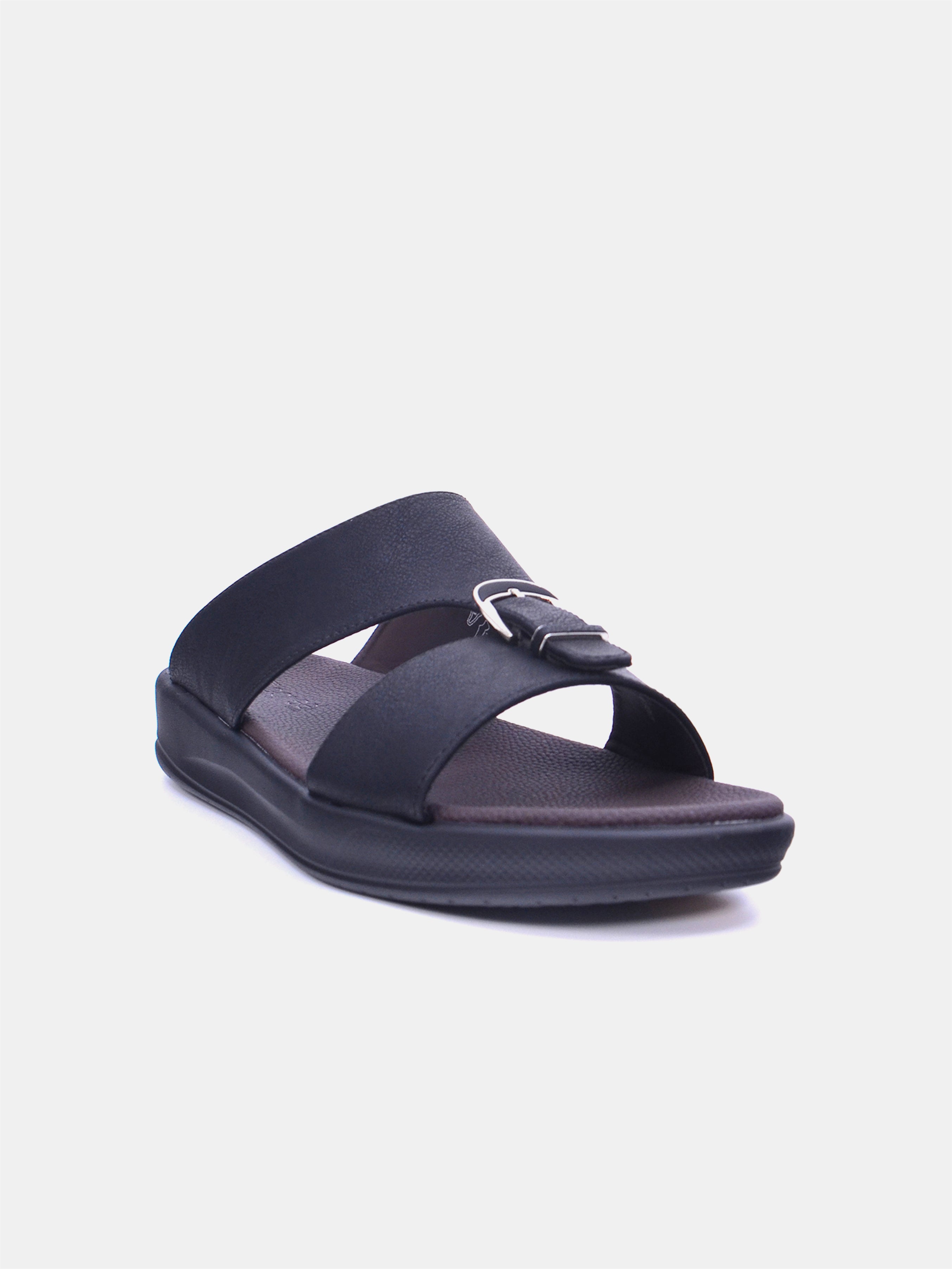 Barjeel Uno M122A Men's Sandals - Black