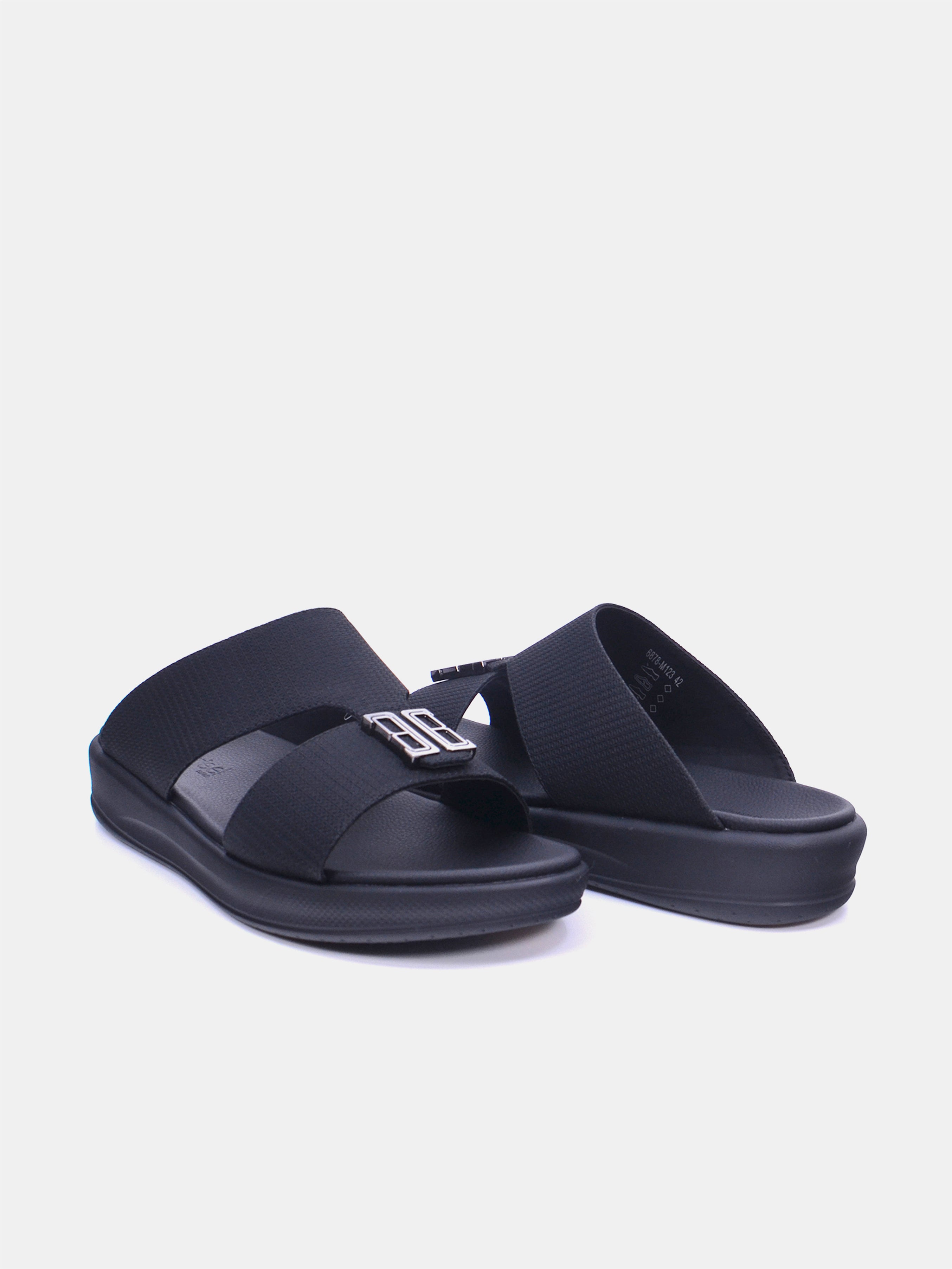 Barjeel Uno M123 Men's Sandals - Black