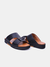 Barjeel Uno MSA132 Men's Sandals - Black