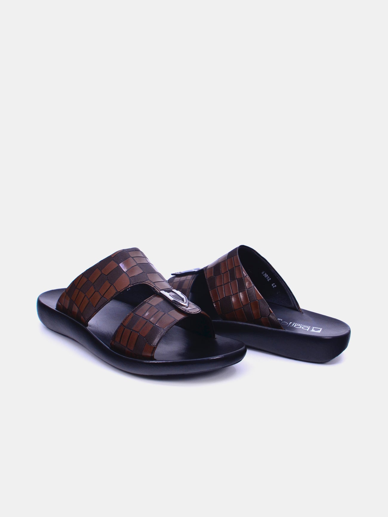 Barjeel Uno 63092 Men's Sandals - Brown