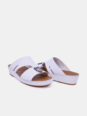 Barjeel Uno BS39 Men's Sandals - White
