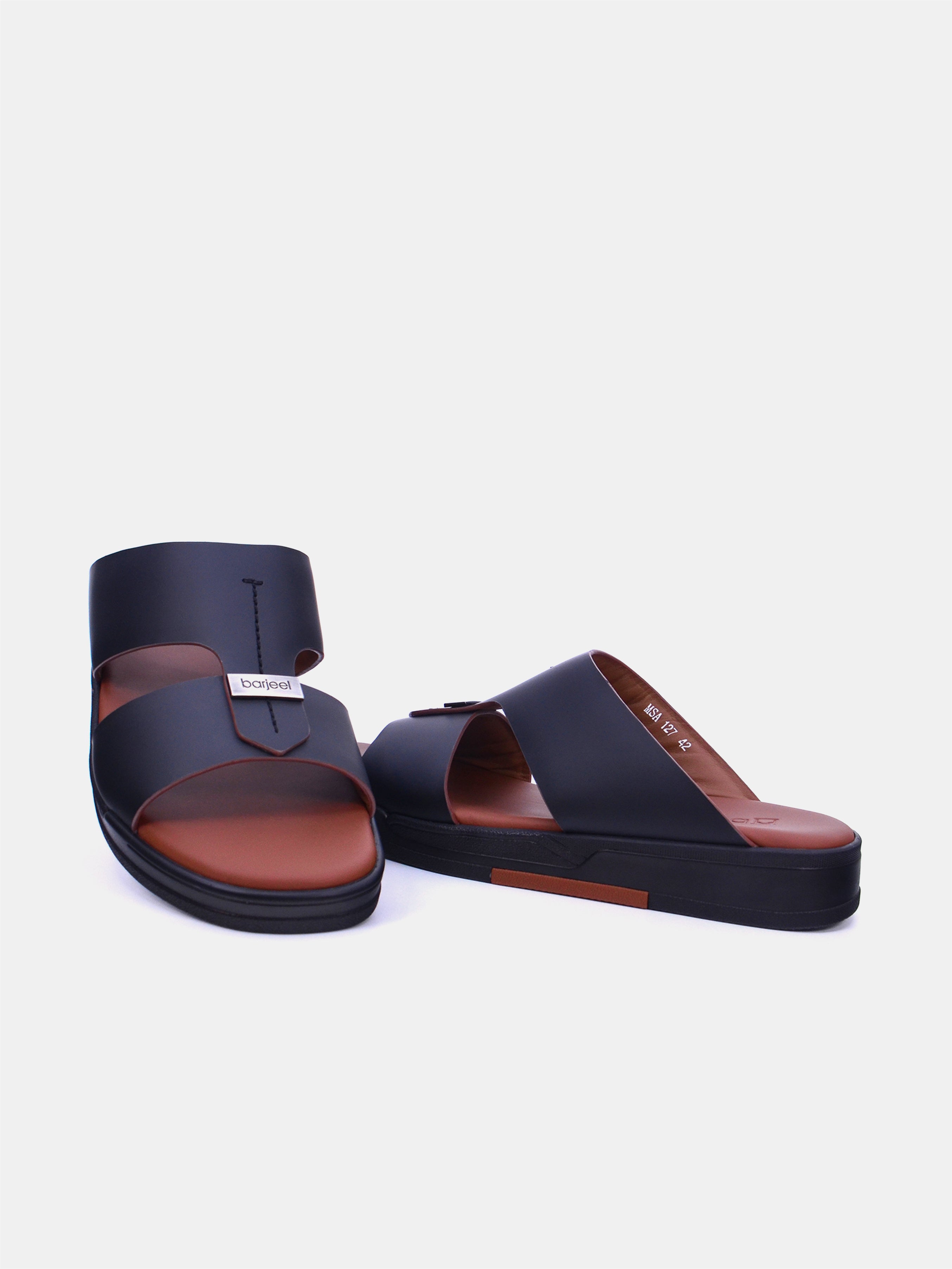 Barjeel Uno TAM MSA - 127 Men's Sandals - Black