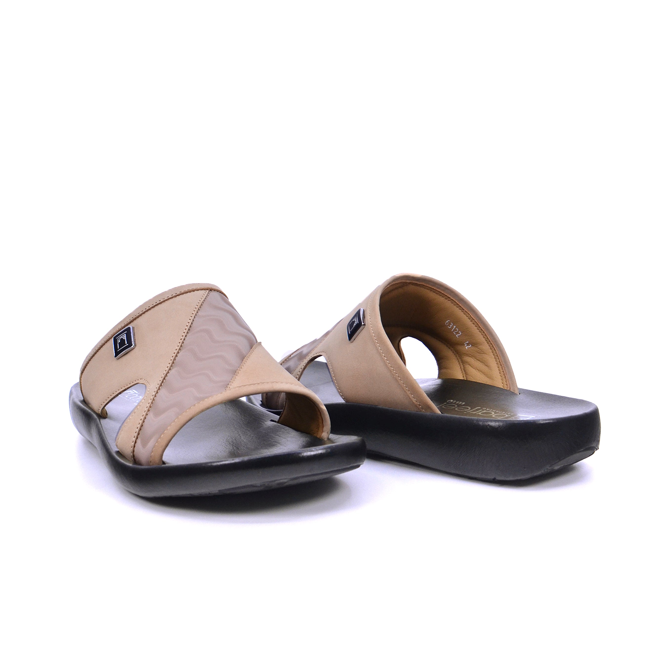 Barjeel Uno 63122 Men's Sandals - Beige