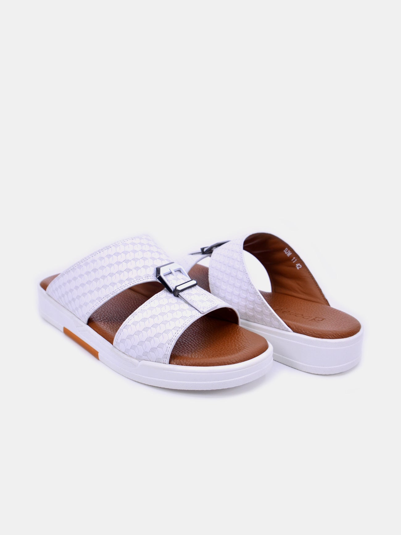 Barjeel Uno BJM11 Men's Sandals - White