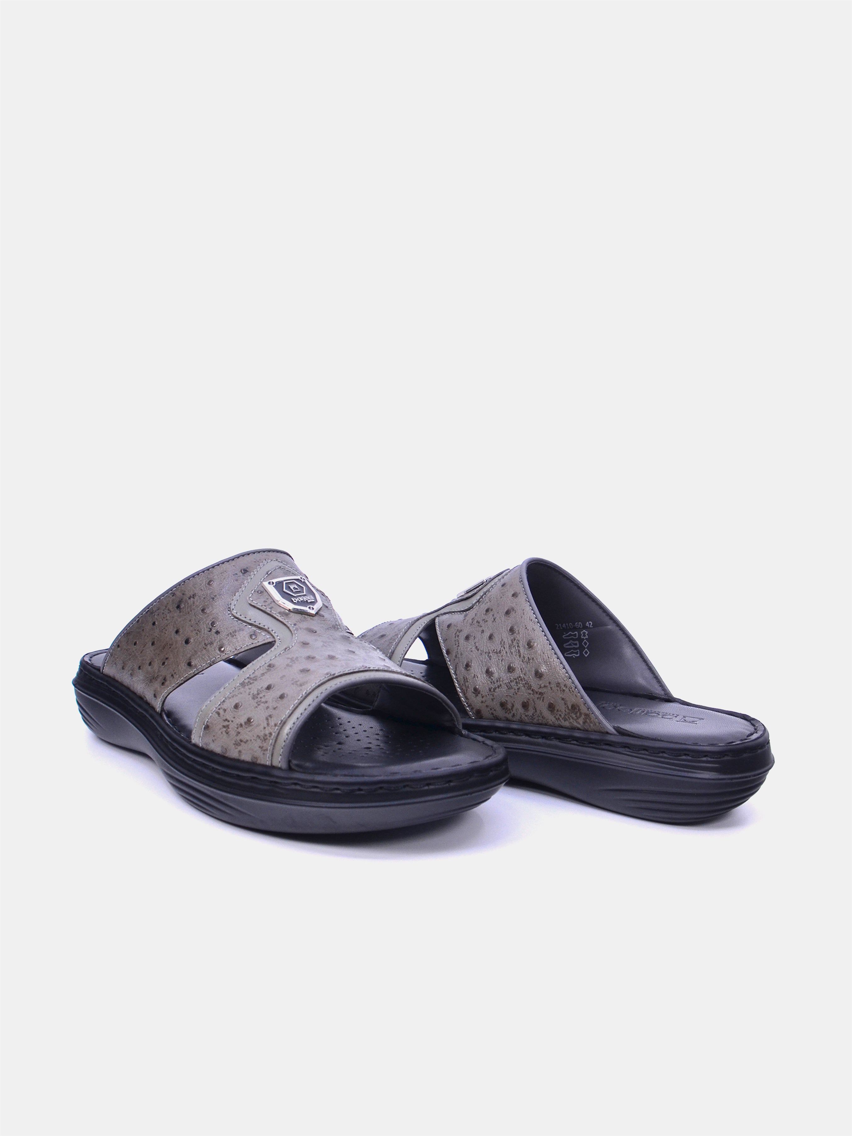 Barjeel Uno 21410 - 60 Men's Sandals - Gray