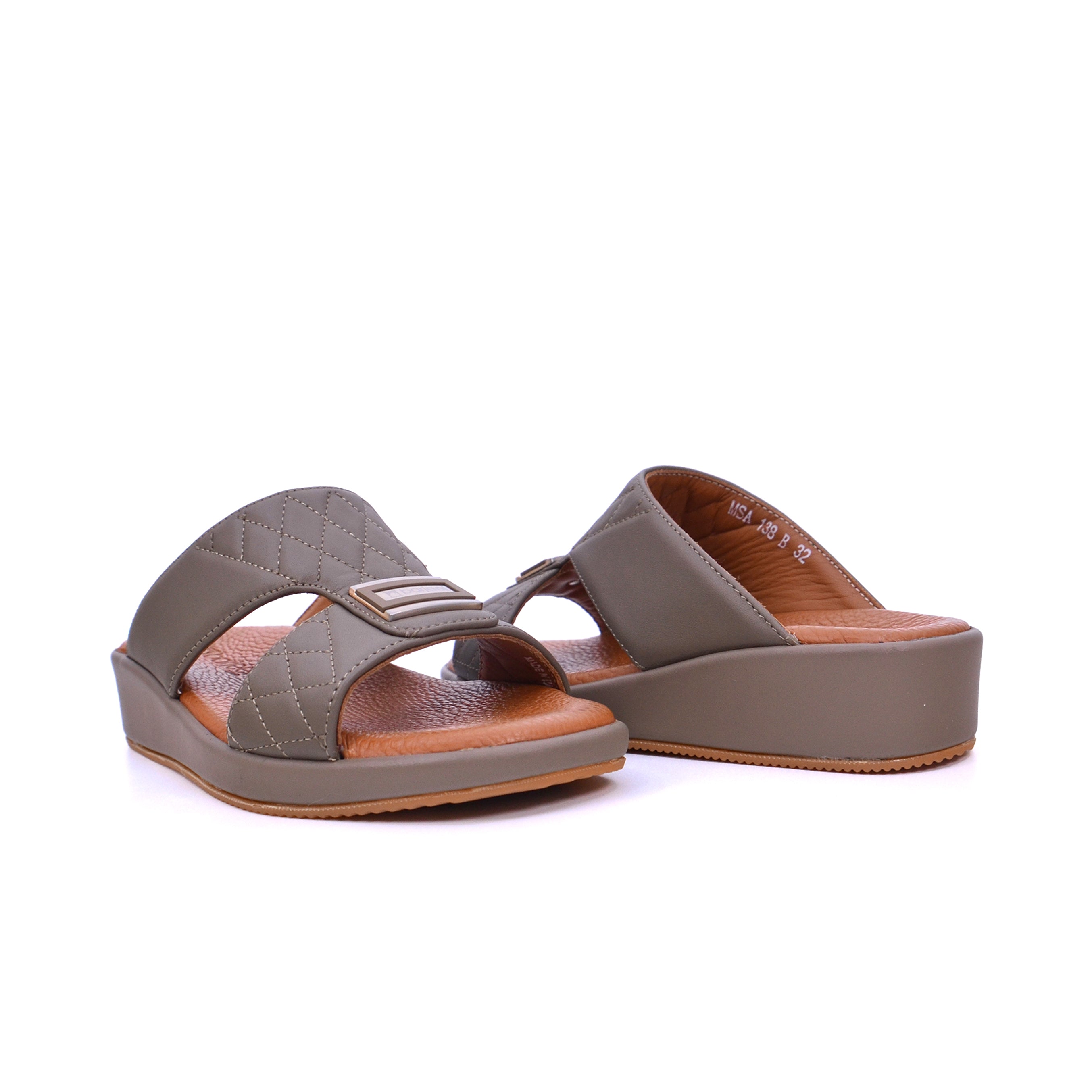 Barjeel Uno MSA138 Men's Sandals - Beige