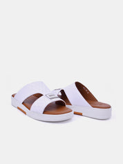 Barjeel Uno MSA138 Men's Sandals - White