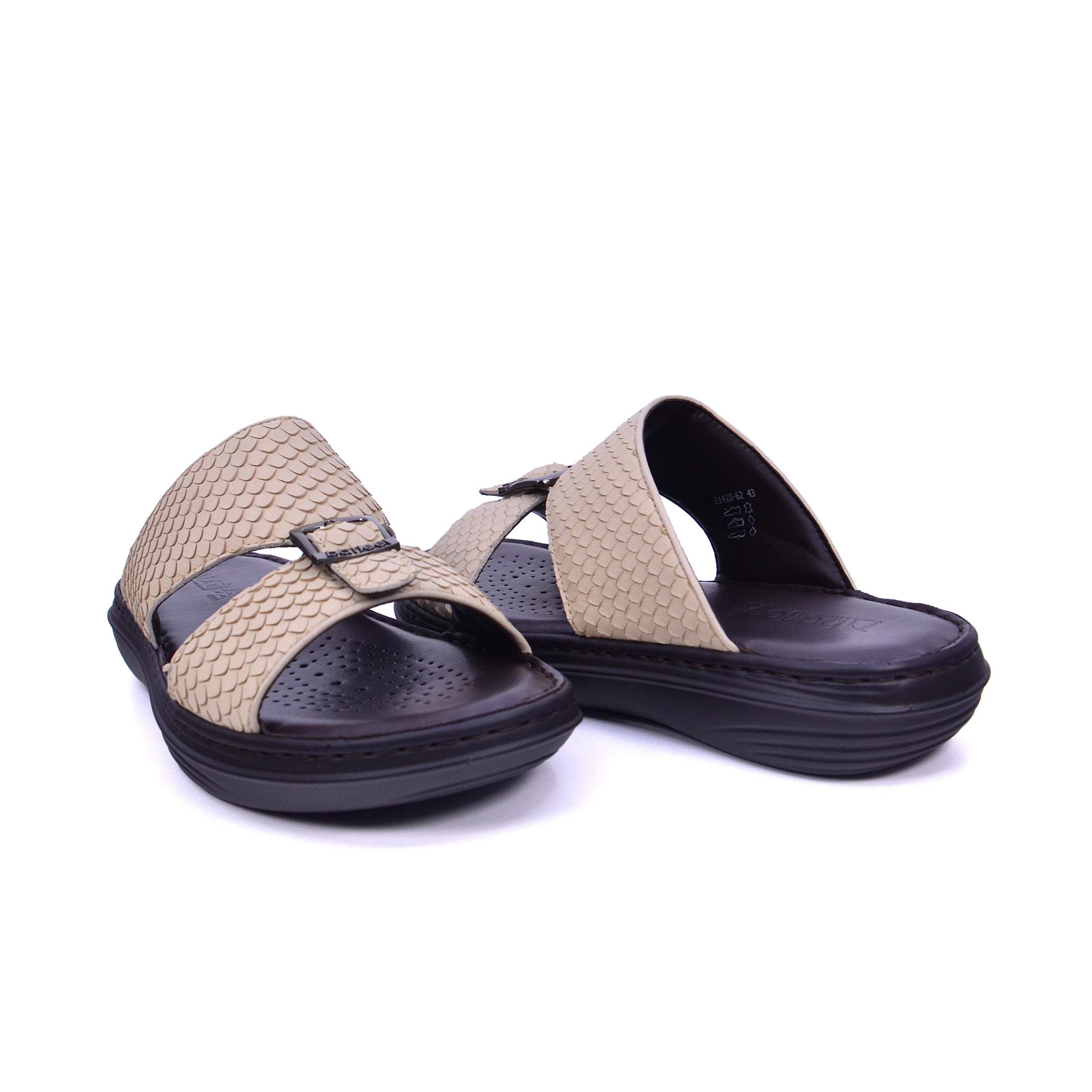 Barjeel Uno 21410 - 62 Men's Sandals - Beige