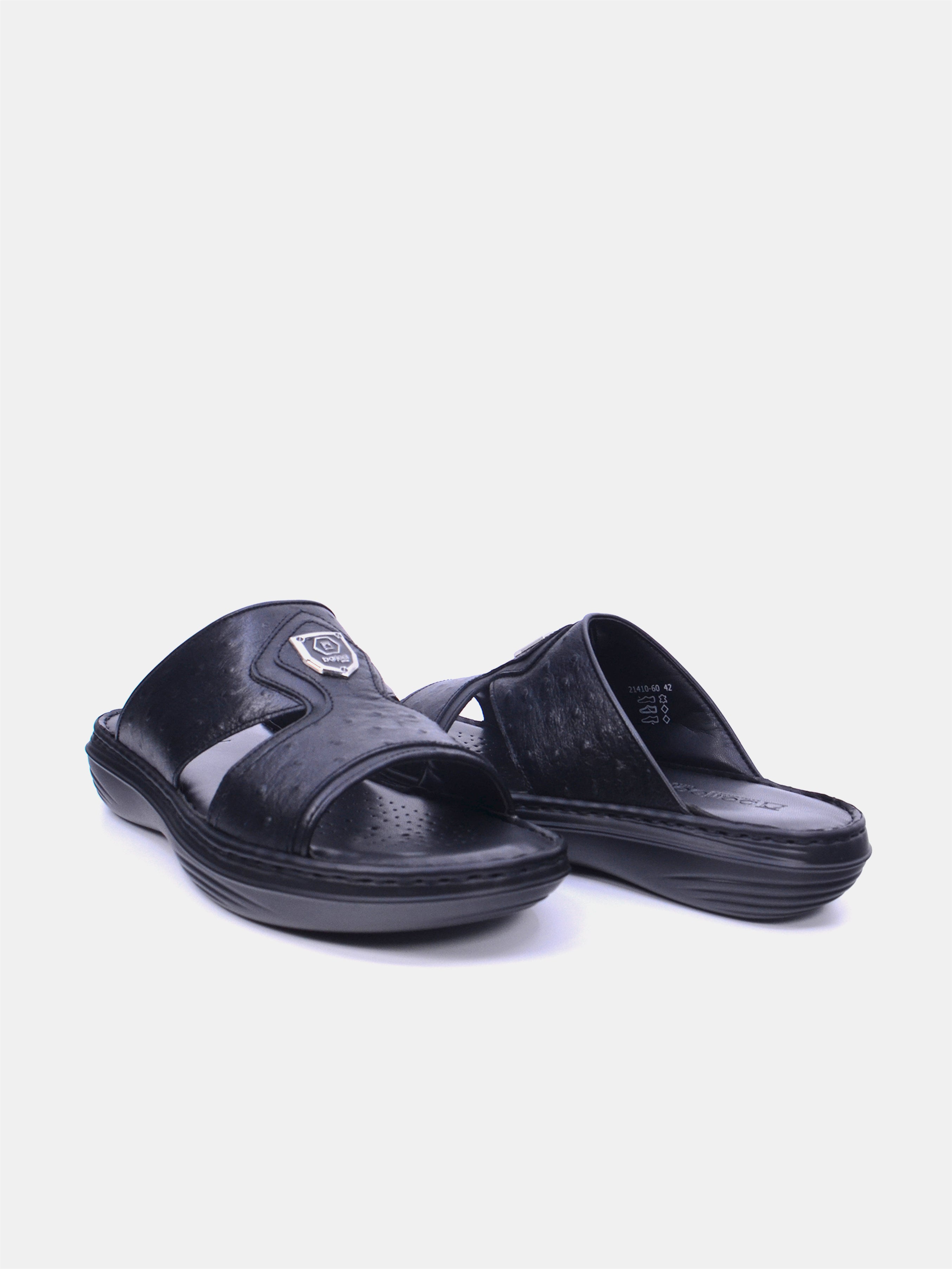 Barjeel Uno 21410 - 60 Men's Sandals - Black