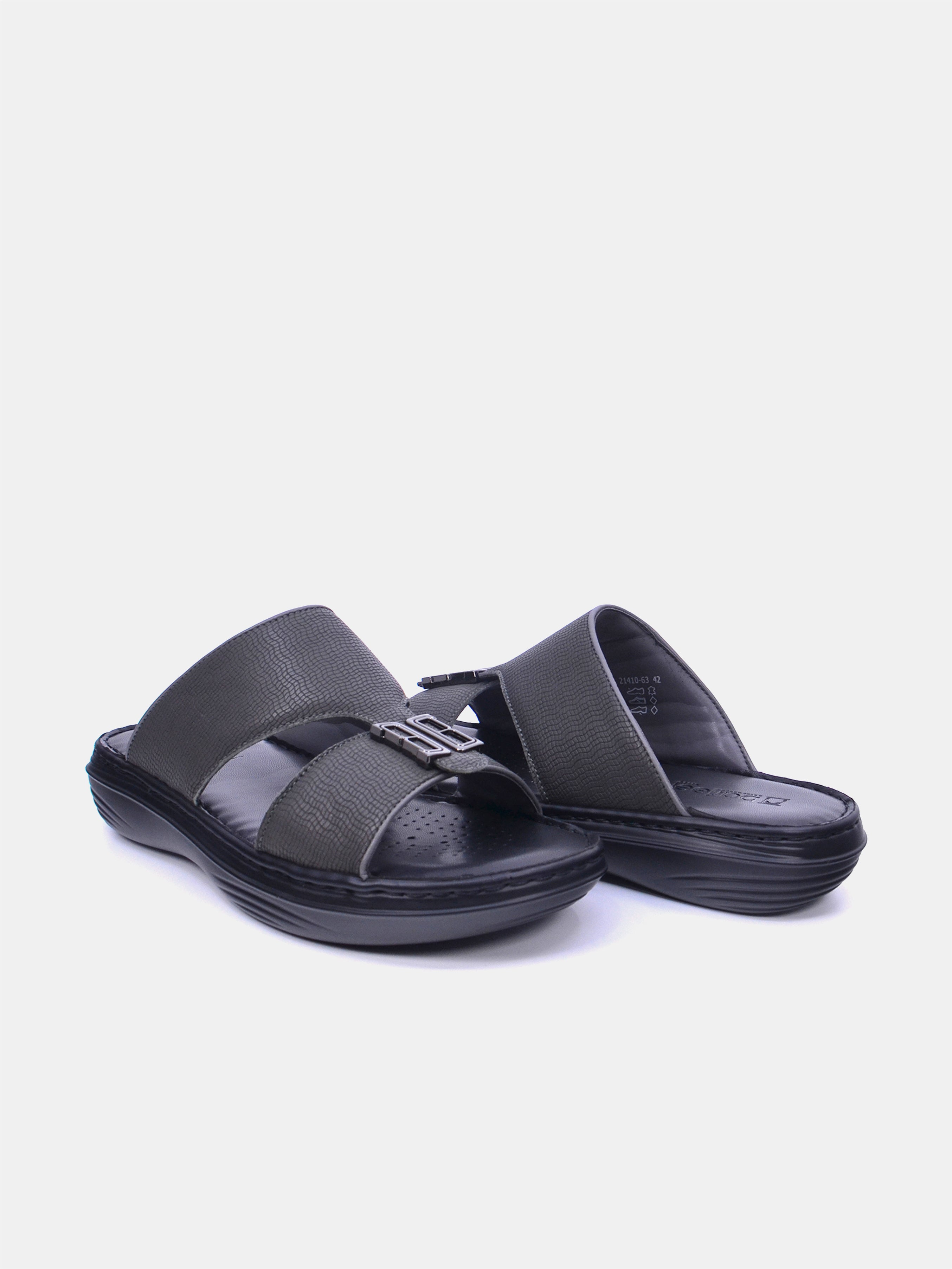 Barjeel Uno 21410 - 63 Men's Sandals - Gray
