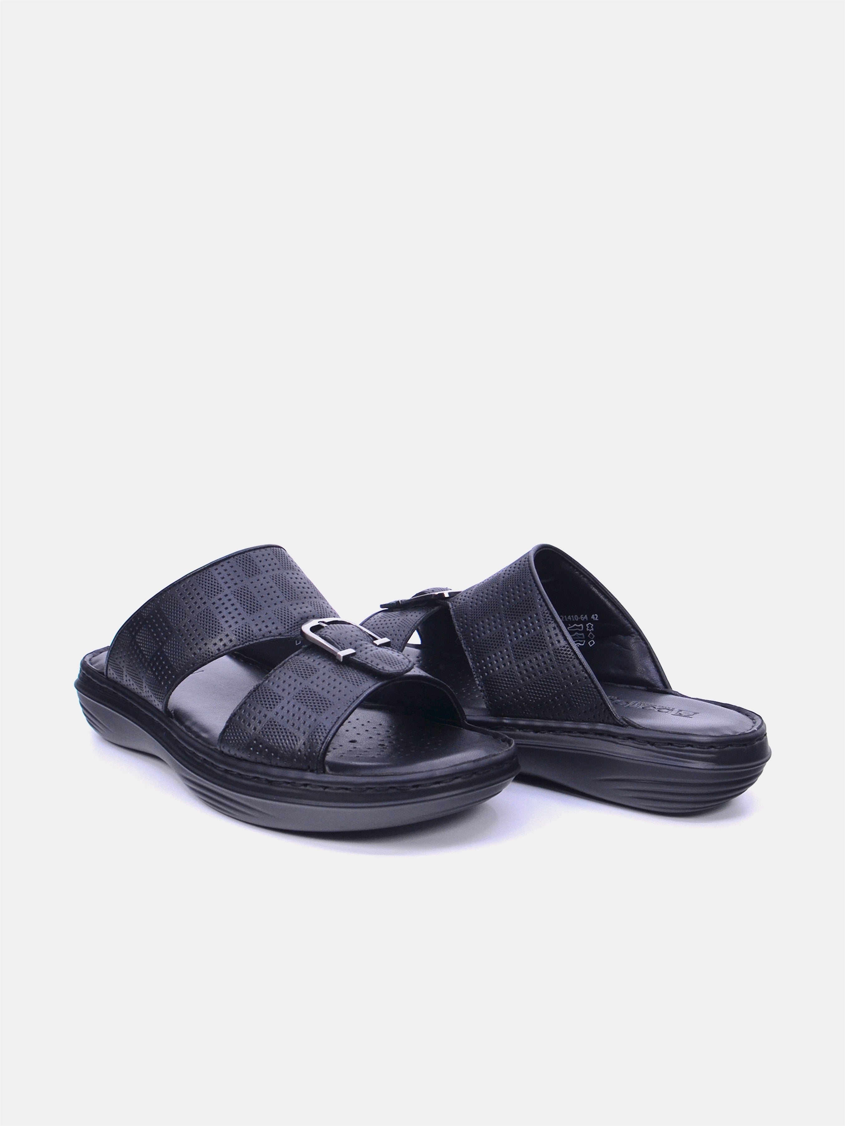 Barjeel Uno 21410 - 64 Men's Sandals - Black