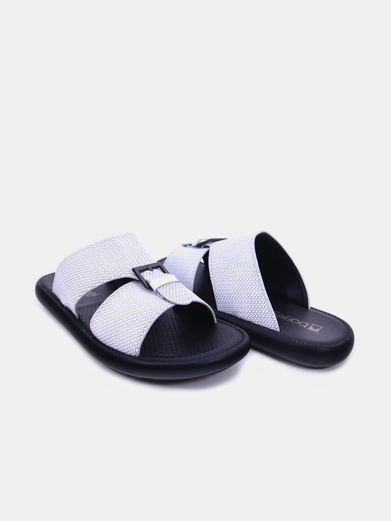 Barjeel Uno 29653 - 07 Men's Sandals - White