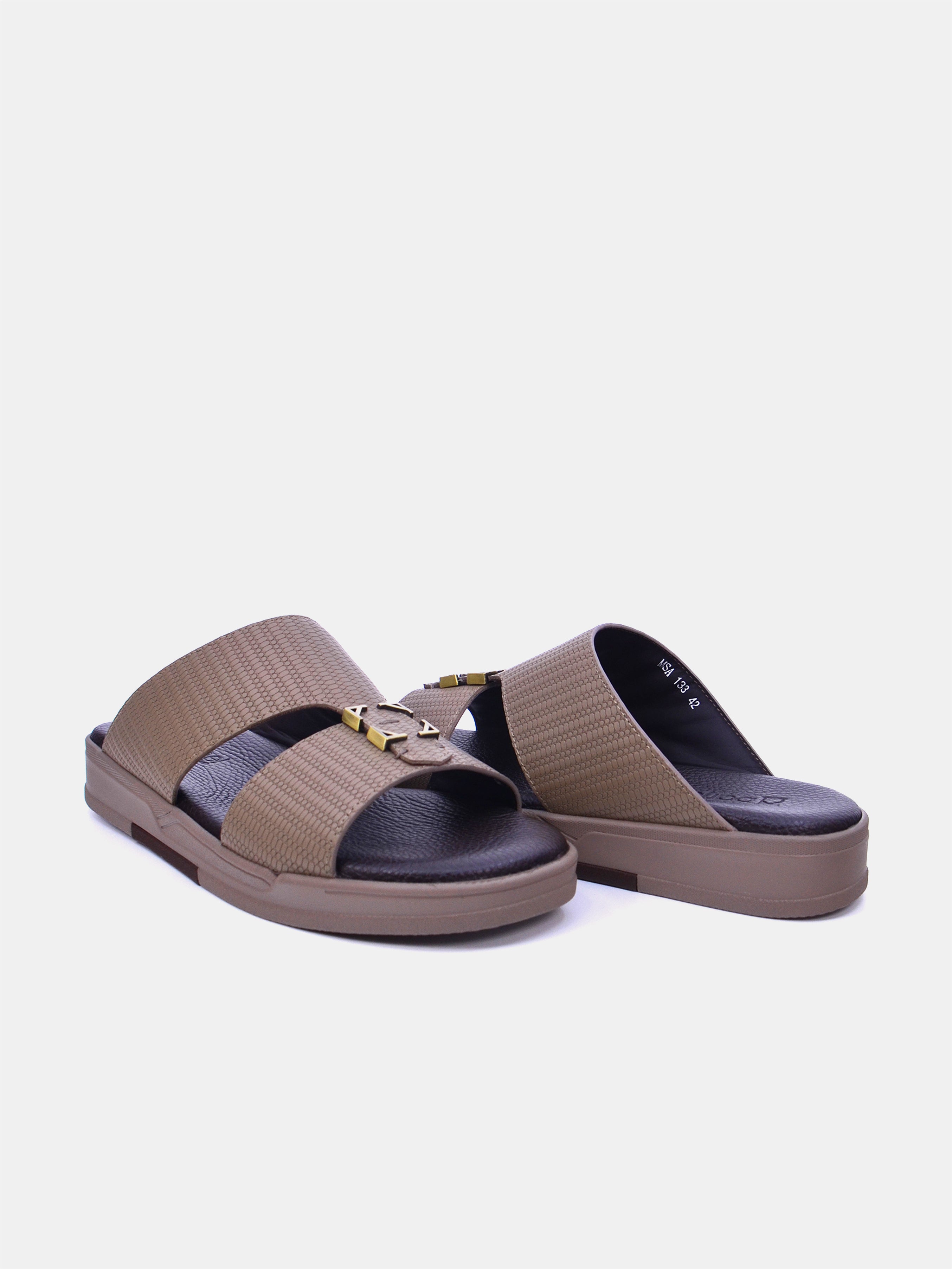 Barjeel Uno MSA133 Men's Sandals - Black