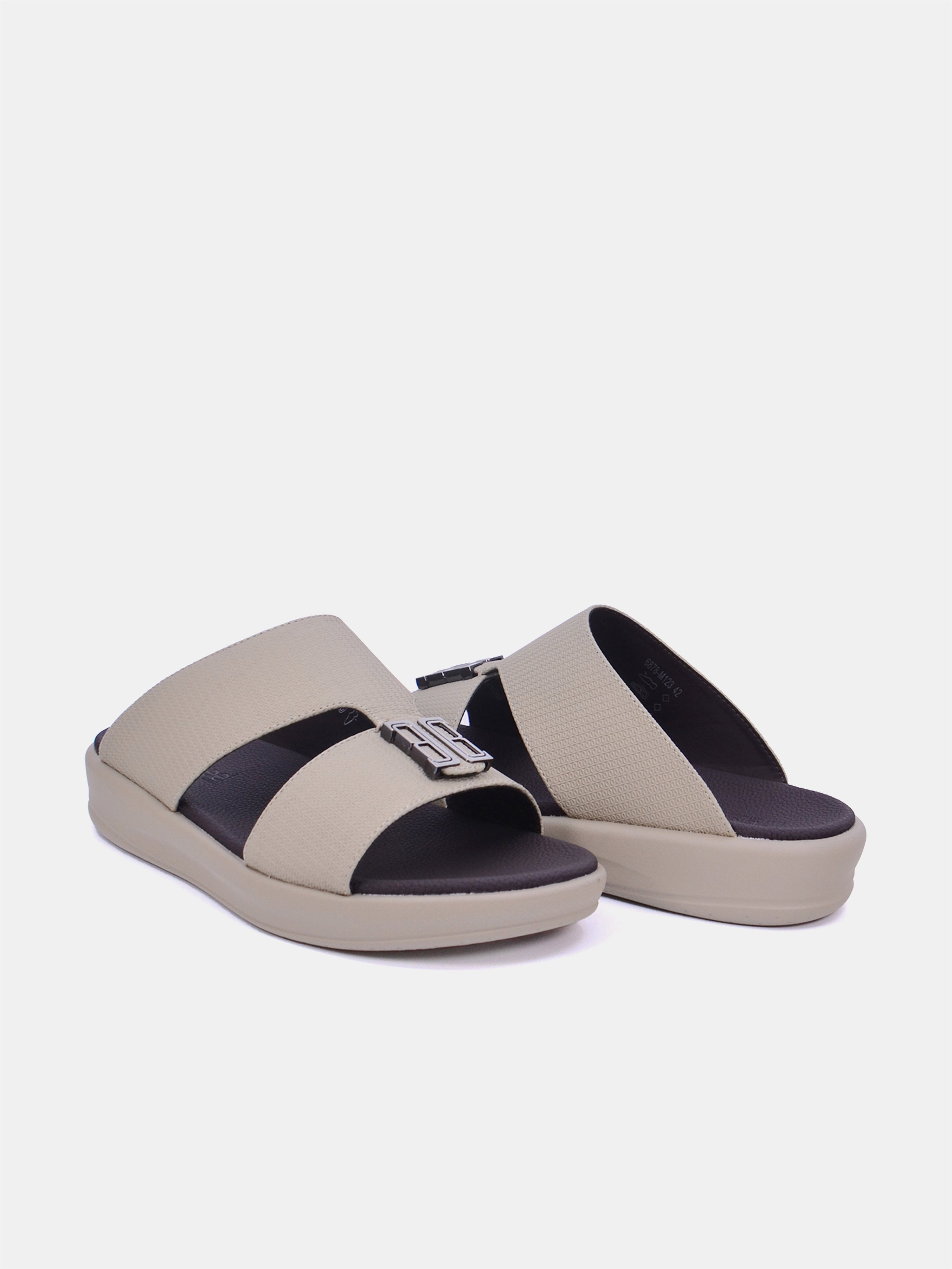 Barjeel Uno M123 Men's Sandals - Beige