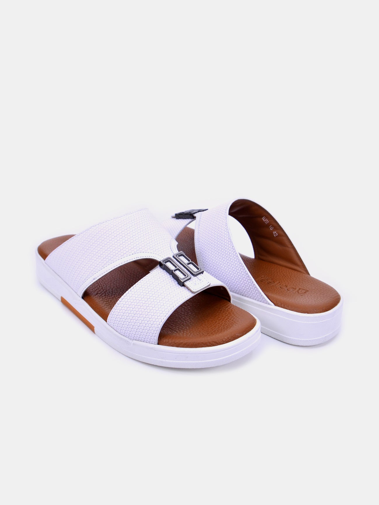 Barjeel Uno BJM16 Men's Sandals - White