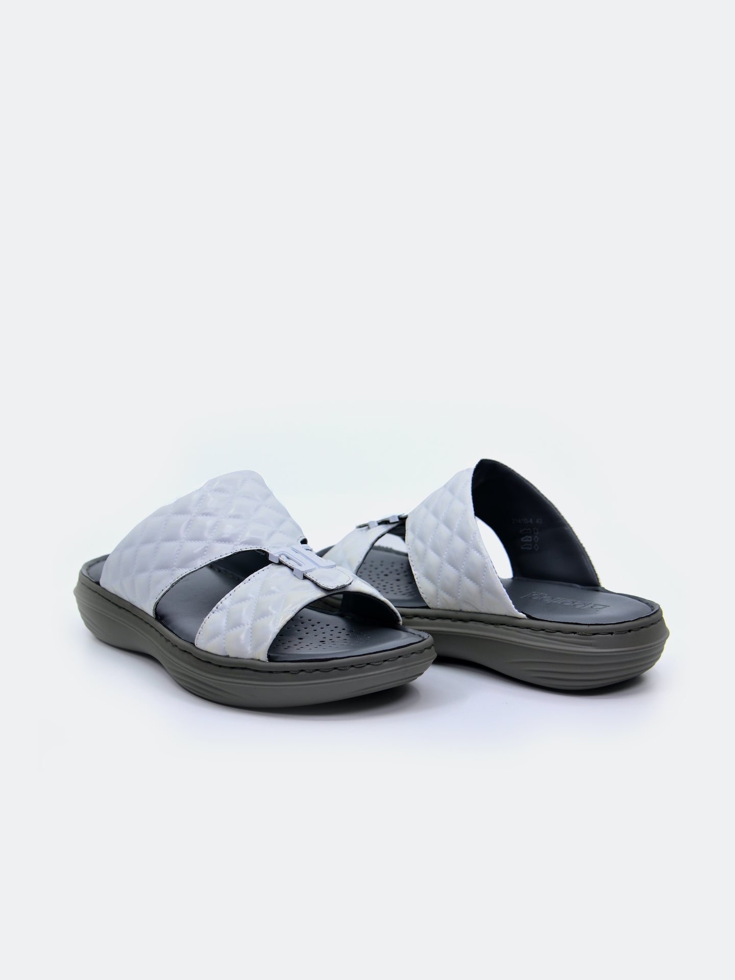 Barjeel Uno 21410 - 4 Men's Sandals - White