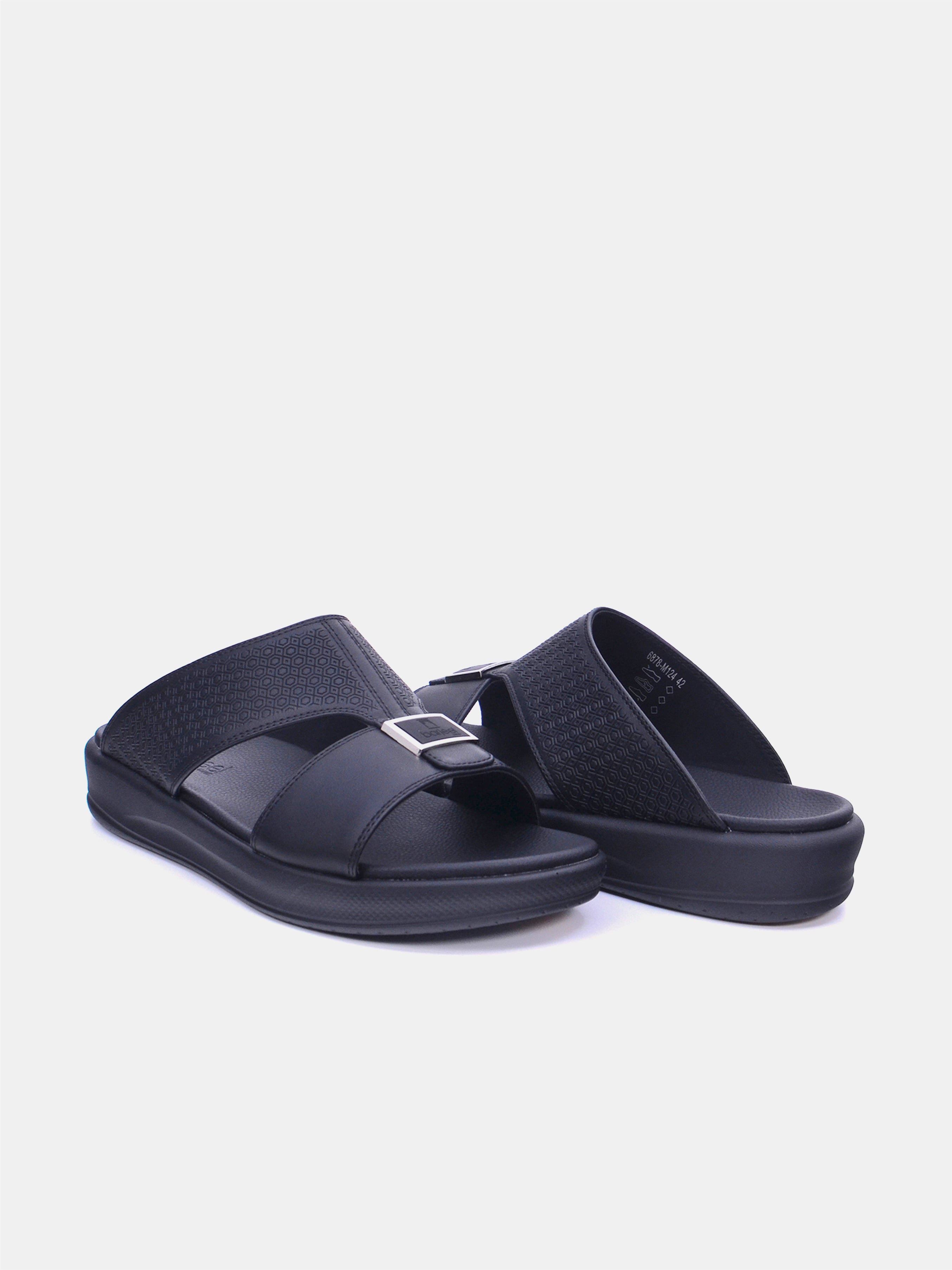 Barjeel Uno M124 Men's Sandals - Black