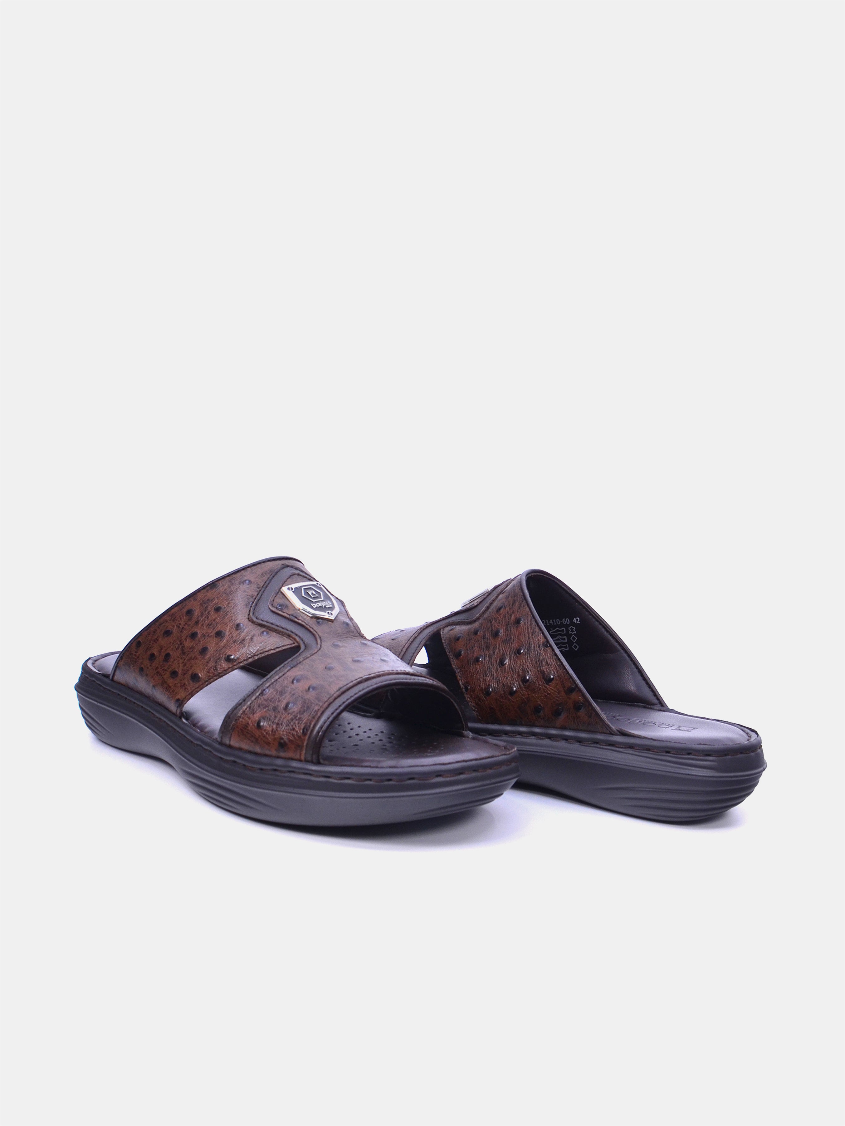 Barjeel Uno 21410 - 60 Men's Sandals - Brown