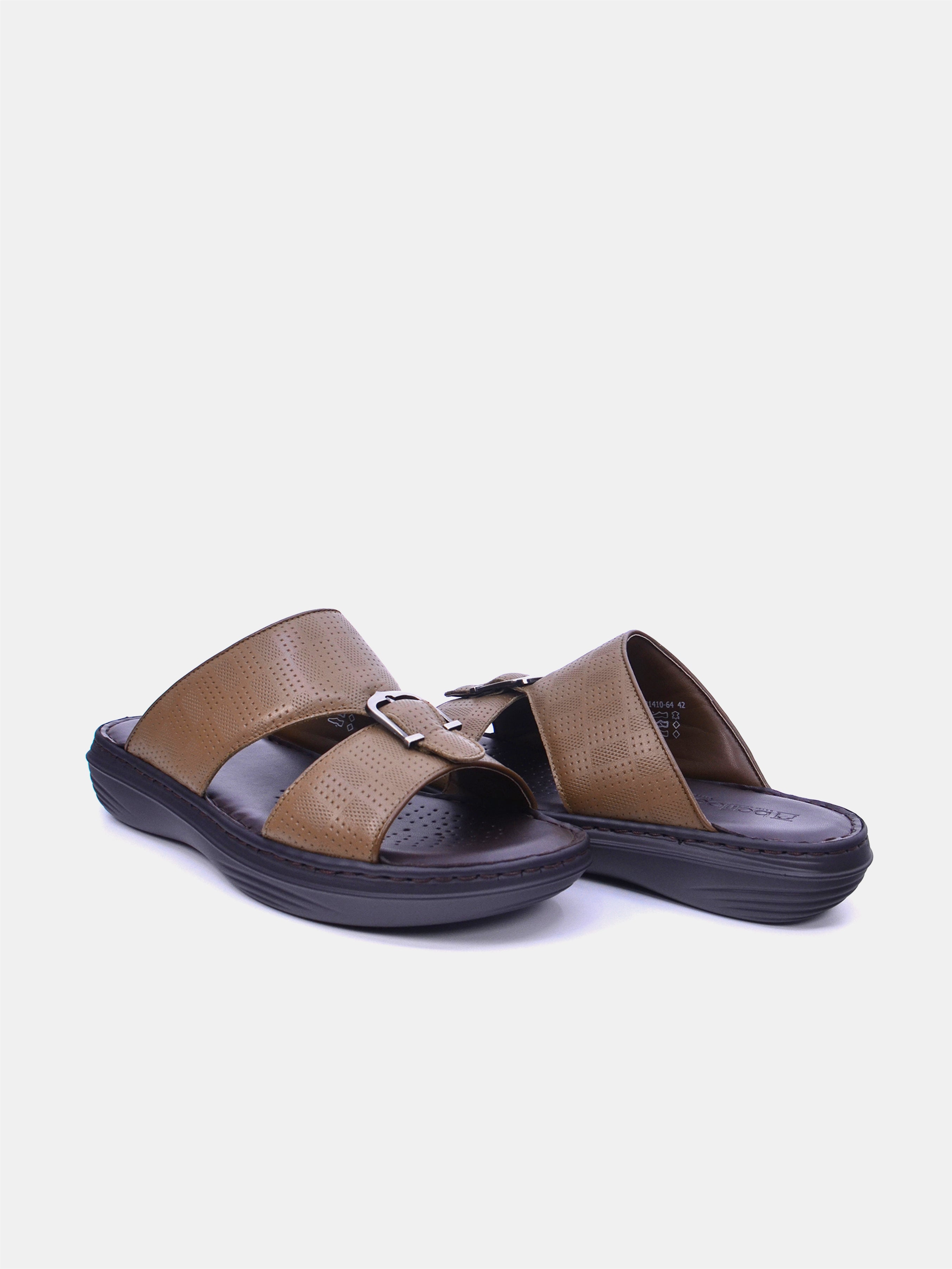 Barjeel Uno 21410 - 64 Men's Sandals - Brown