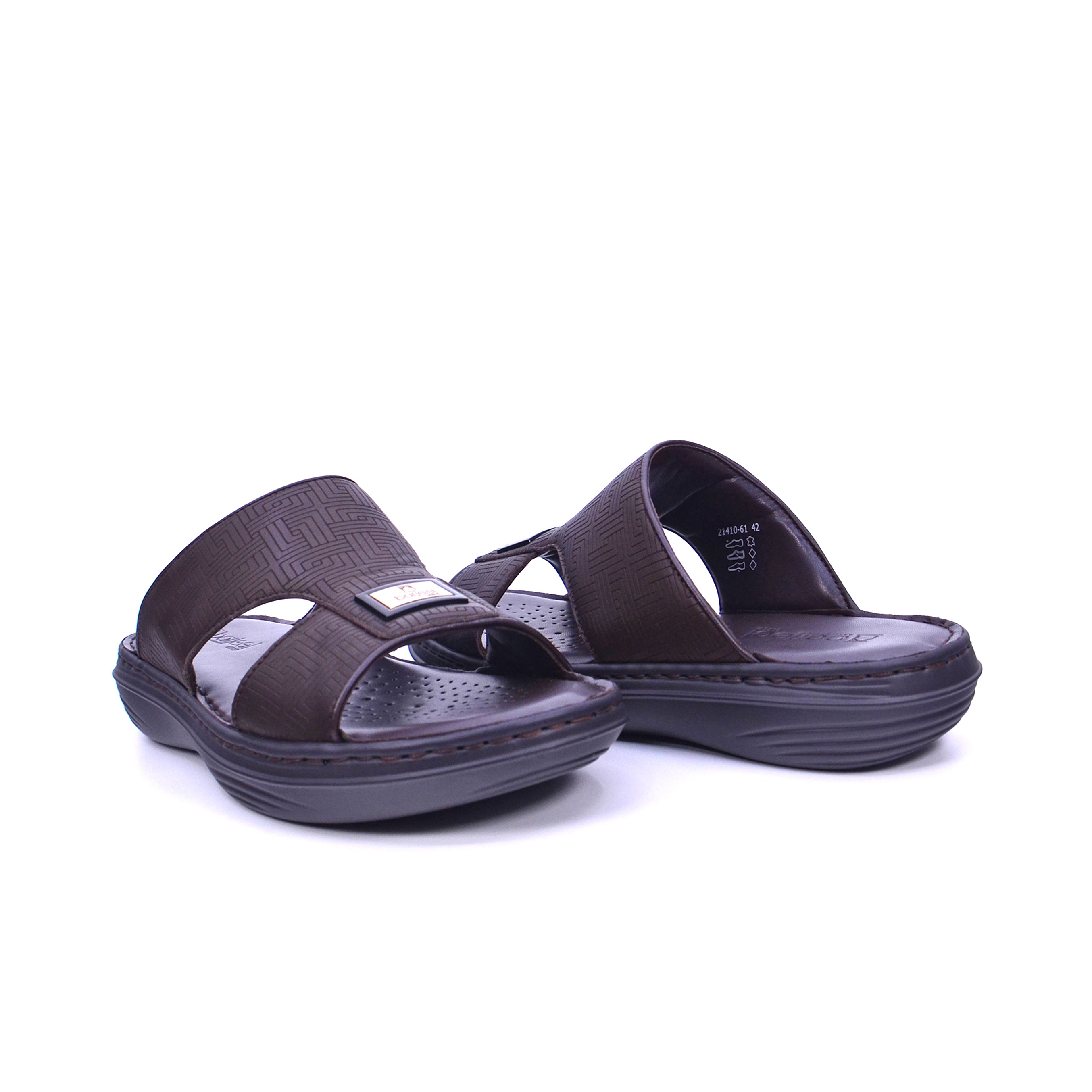 Barjeel Uno 21410 - 61 Men's Sandals - Brown