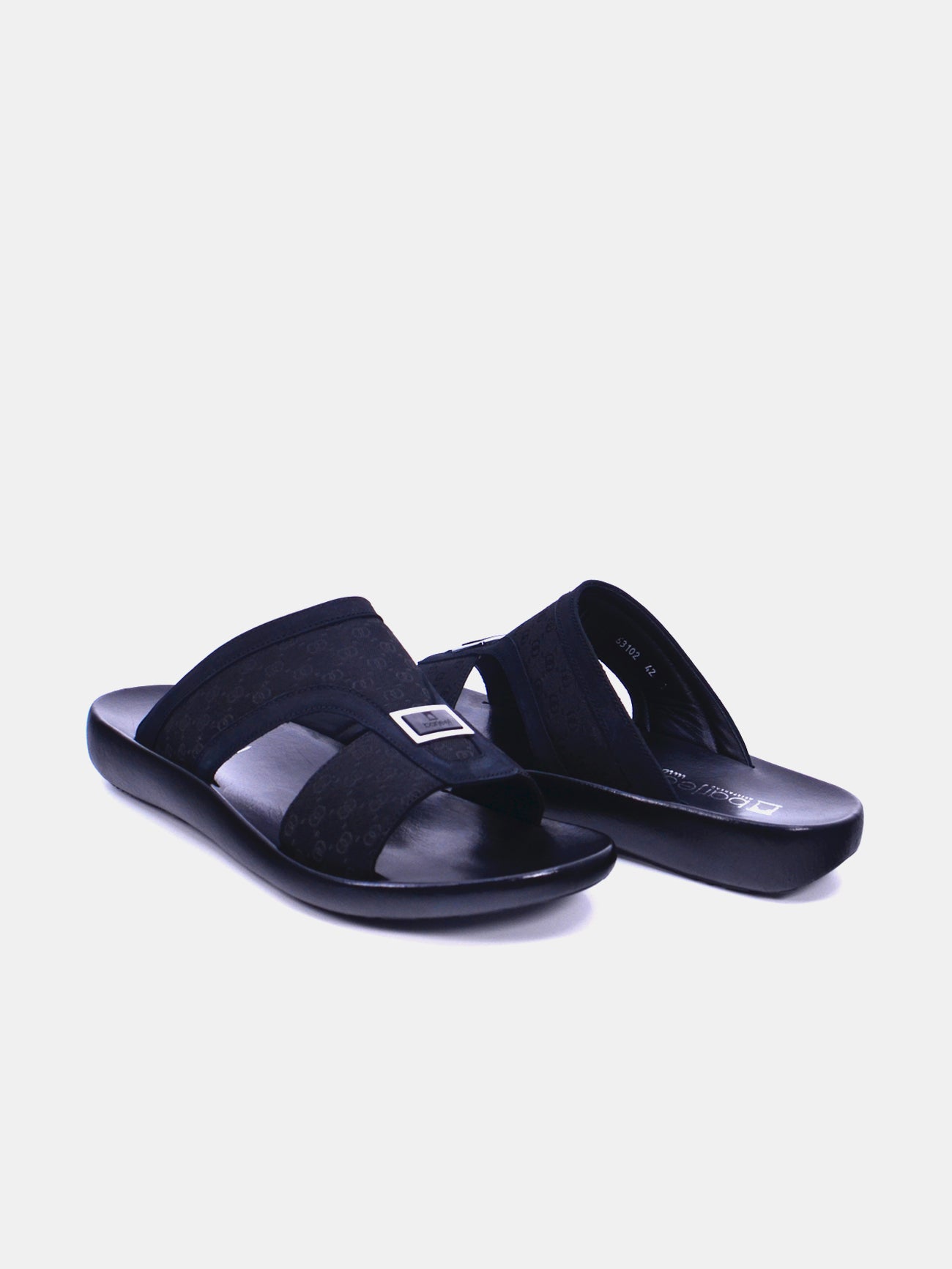 Barjeel Uno 63102 Men's Sandals - Black