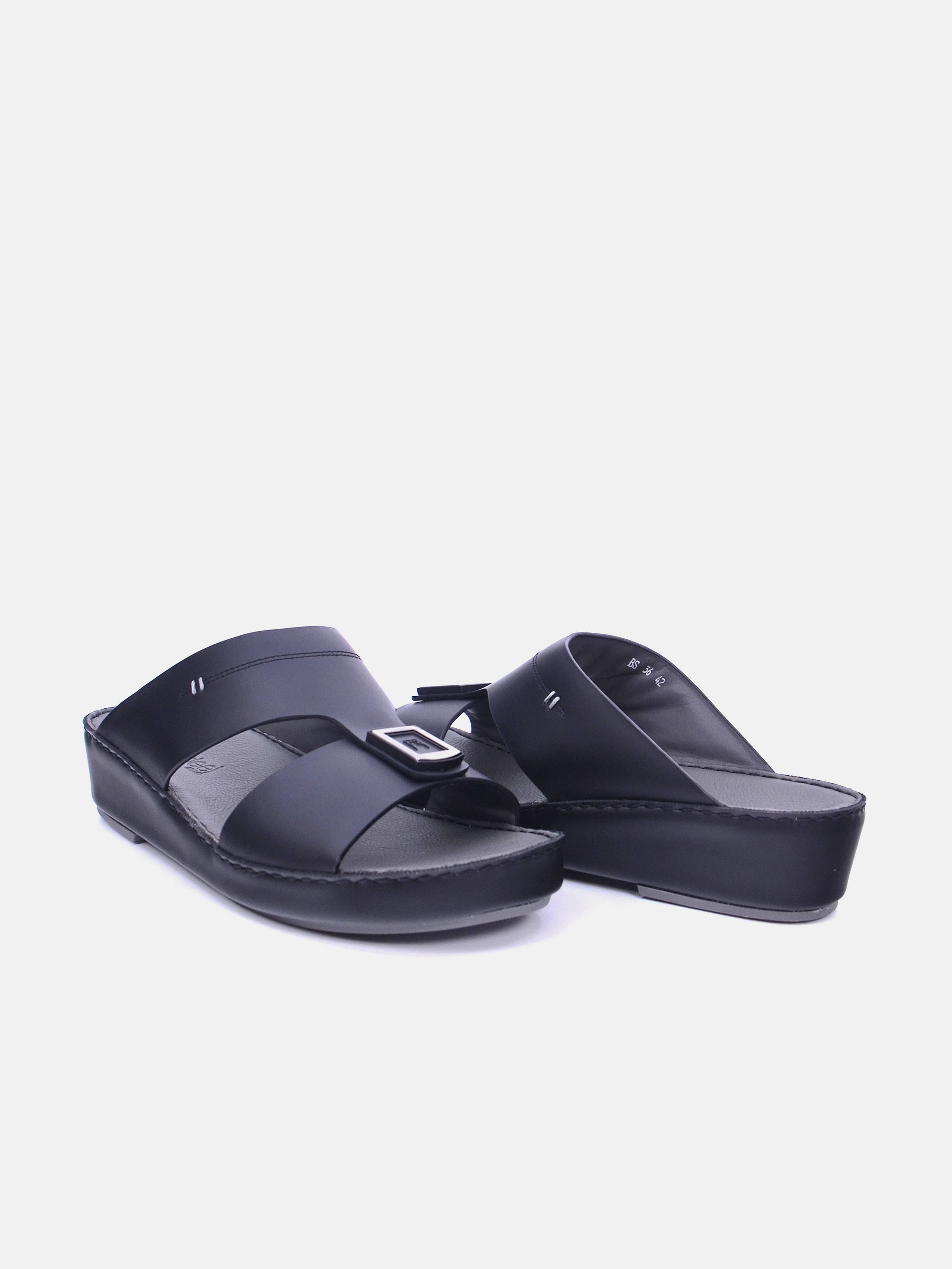 Barjeel Uno BS36 Men's Sandals - Black