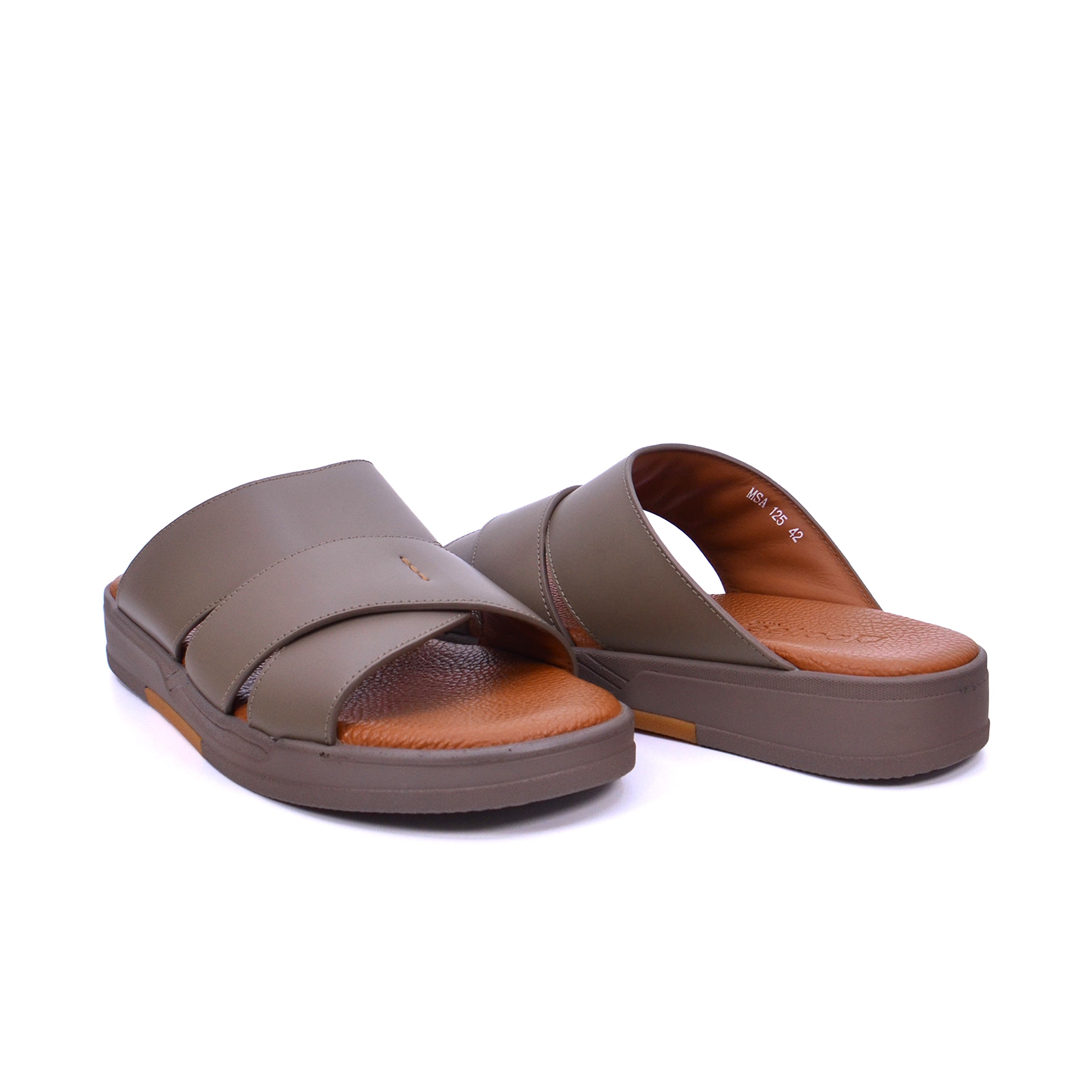Barjeel Uno MSA125 Men's Sandals - Beige