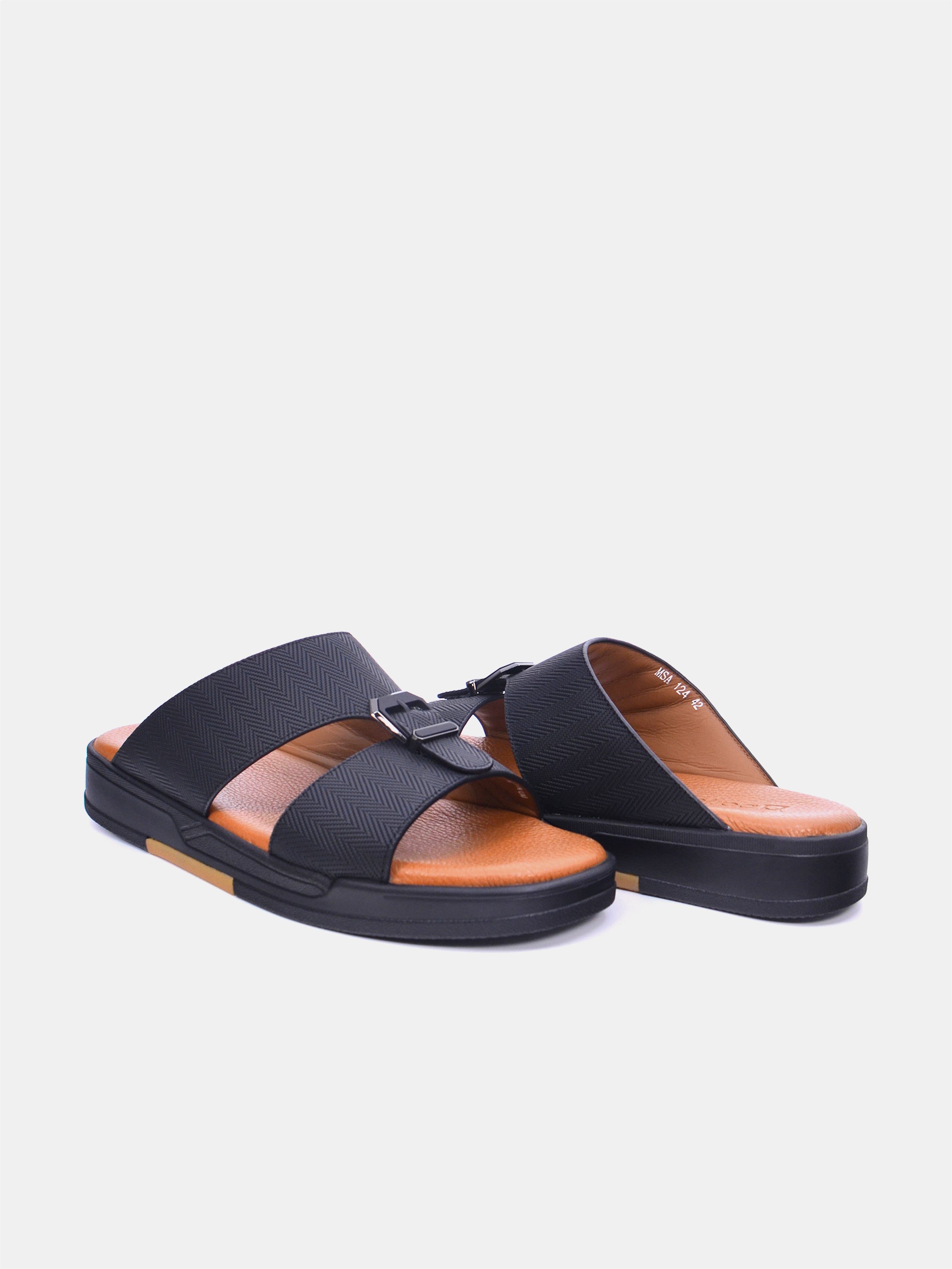 Barjeel Uno MSA124 B Boys Sandals - Black