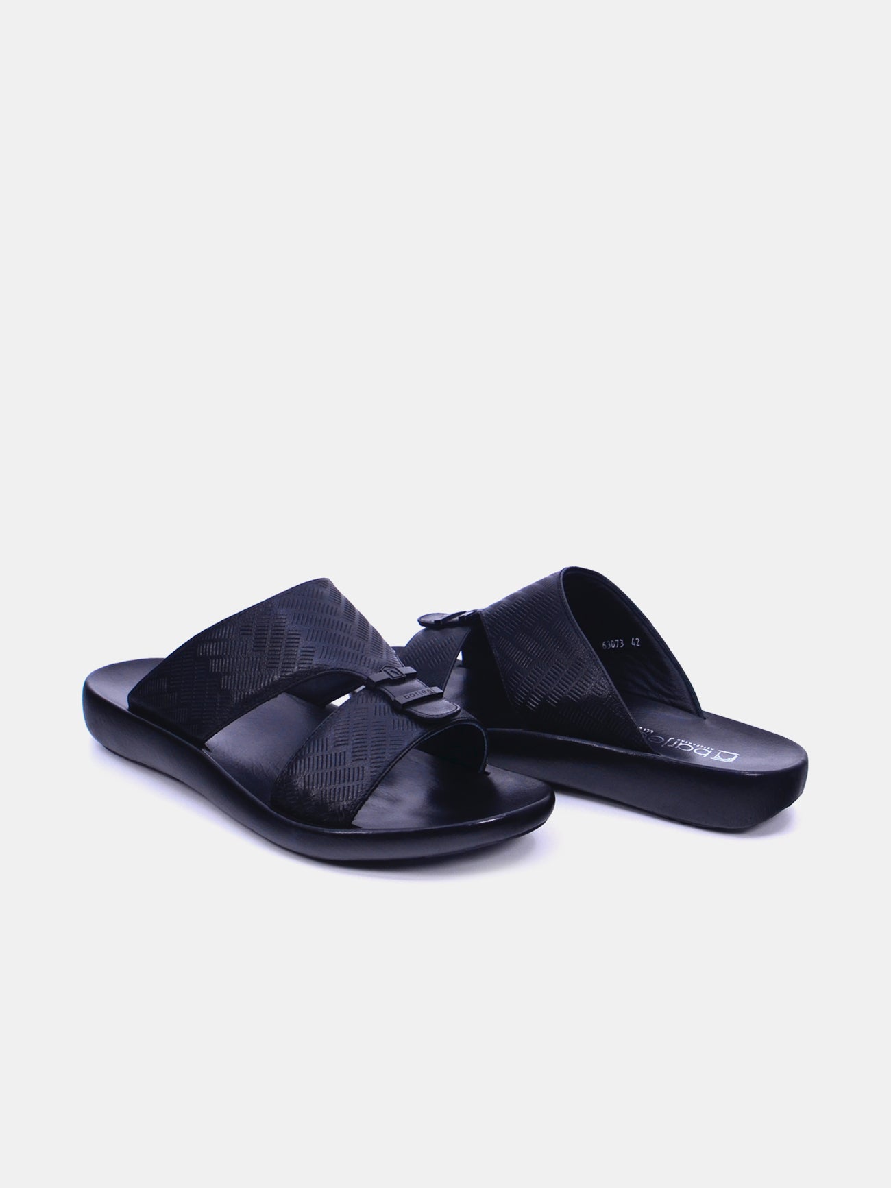 Barjeel Uno 63073 Men's Sandals - Black