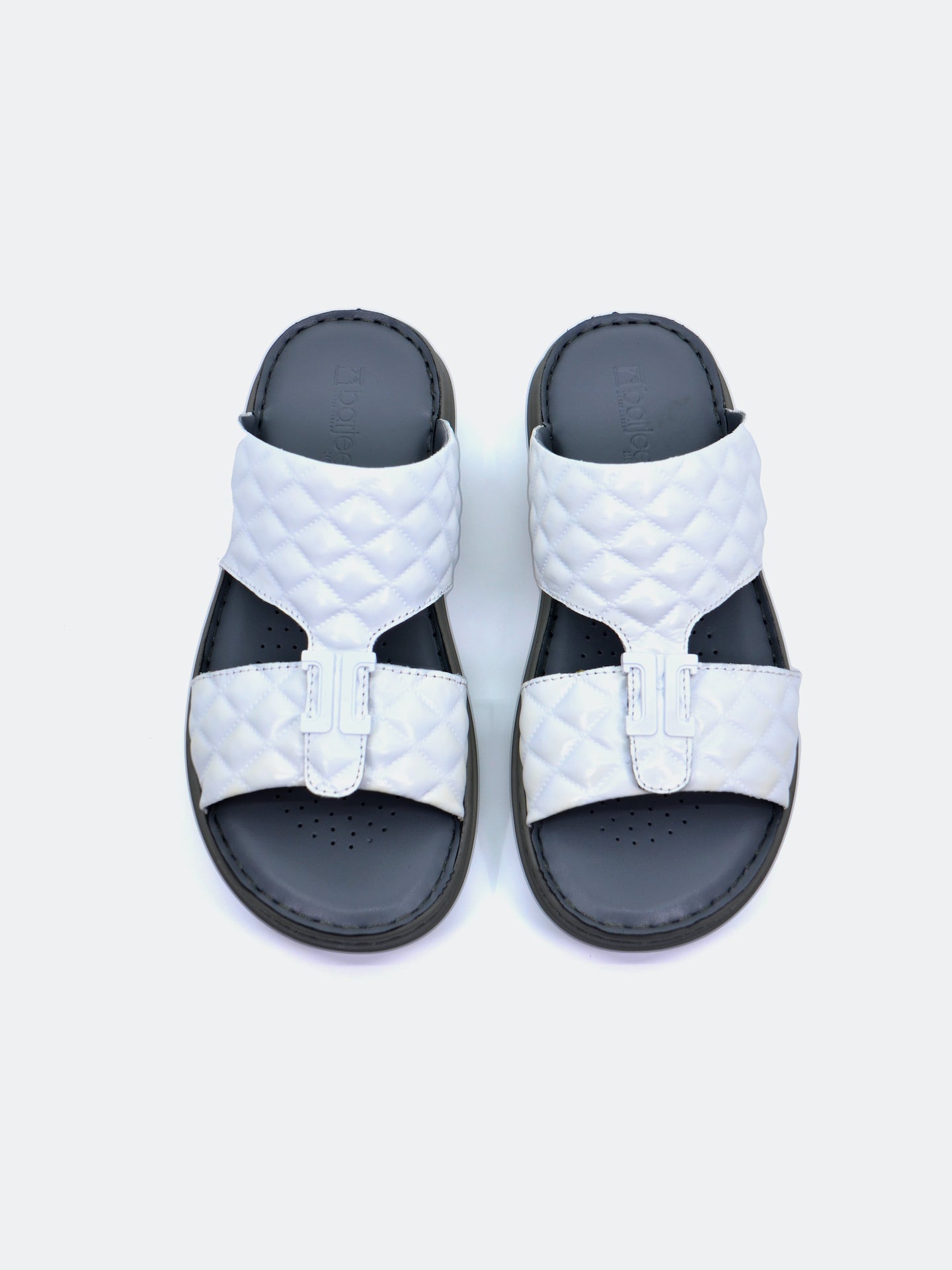 Barjeel Uno 21410 - 4 Men's Sandals - White