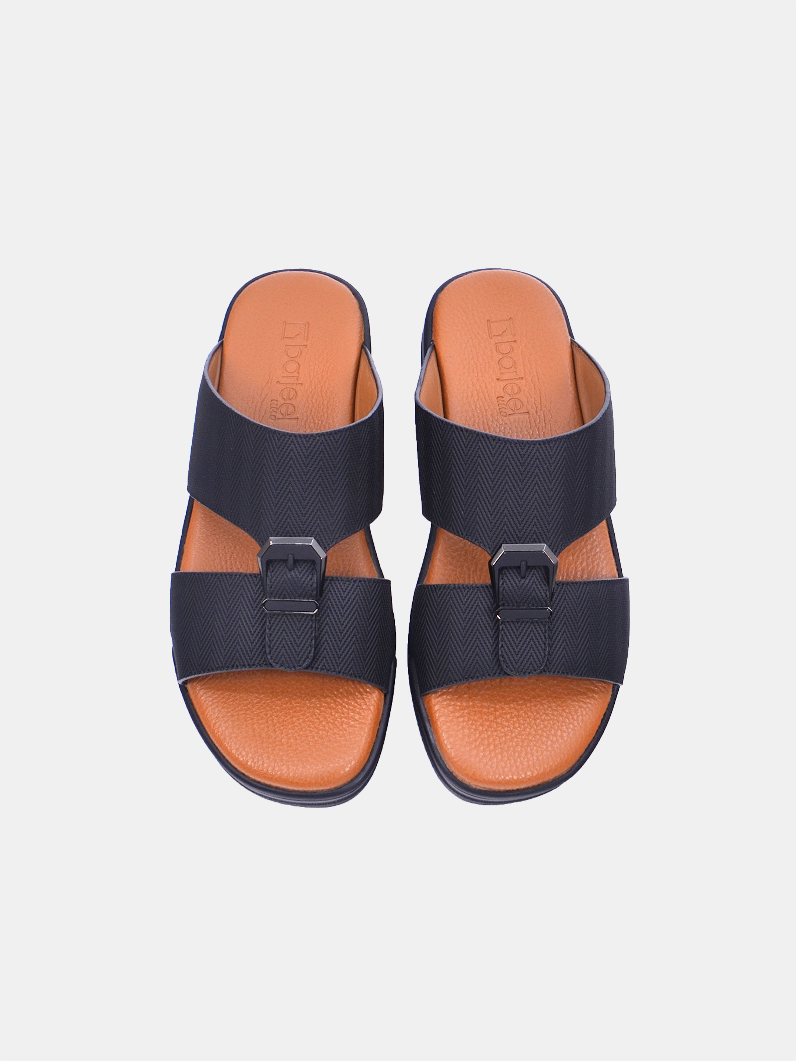 Barjeel Uno MSA124 Men's Sandals - Black
