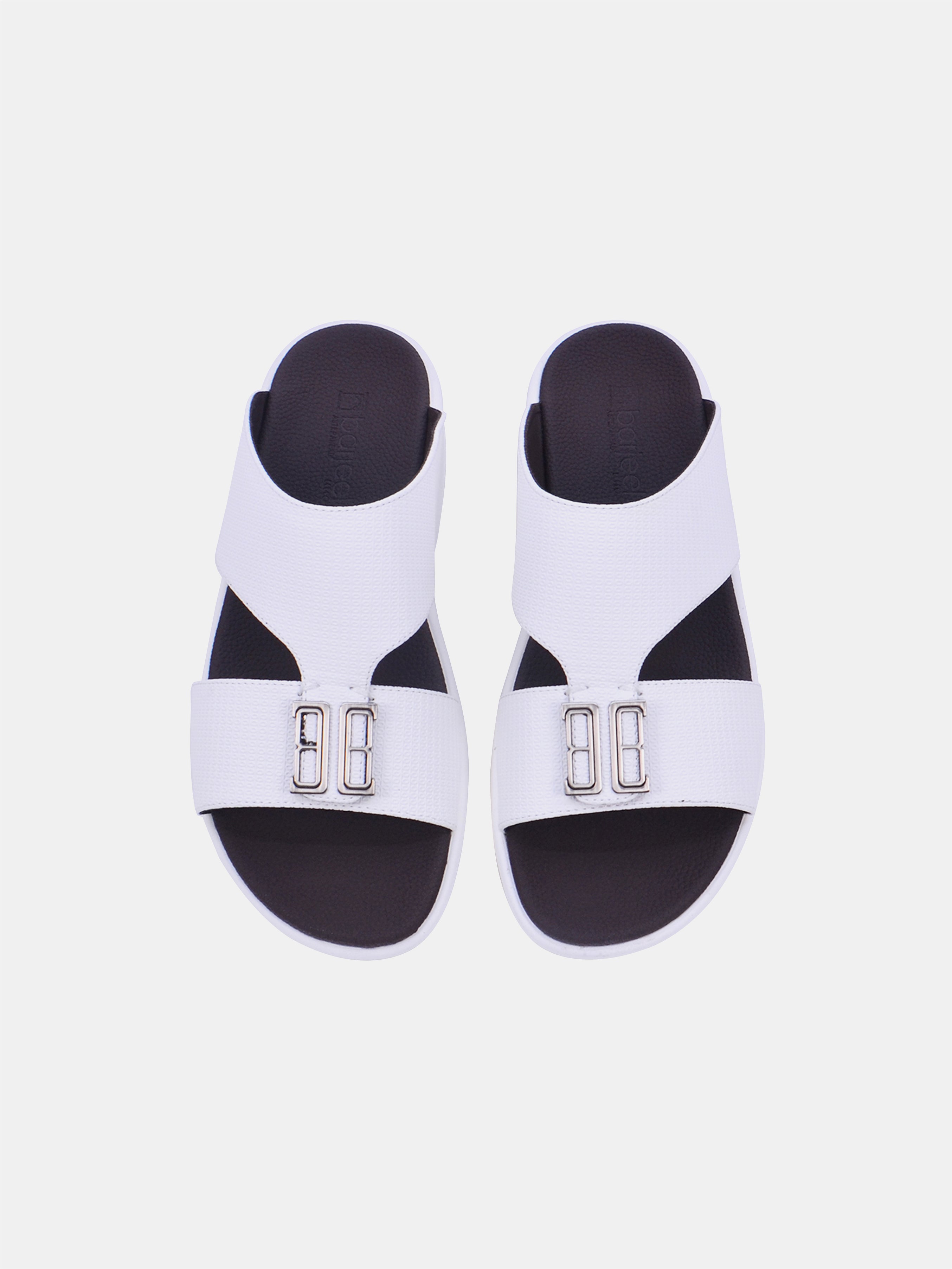 Barjeel Uno M123 Men's Sandals - White