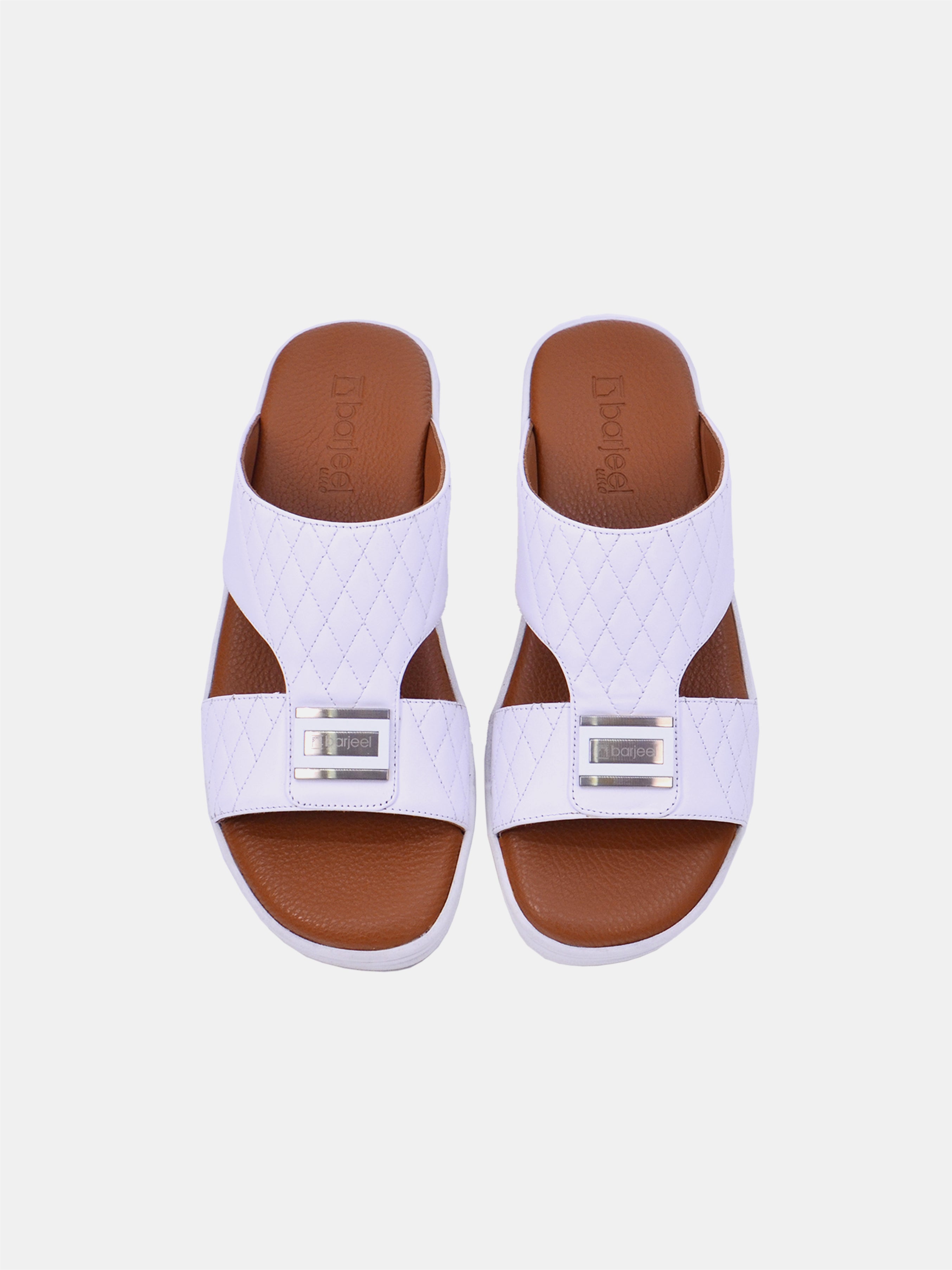 Barjeel Uno MSA138 B Boys Sandals - White