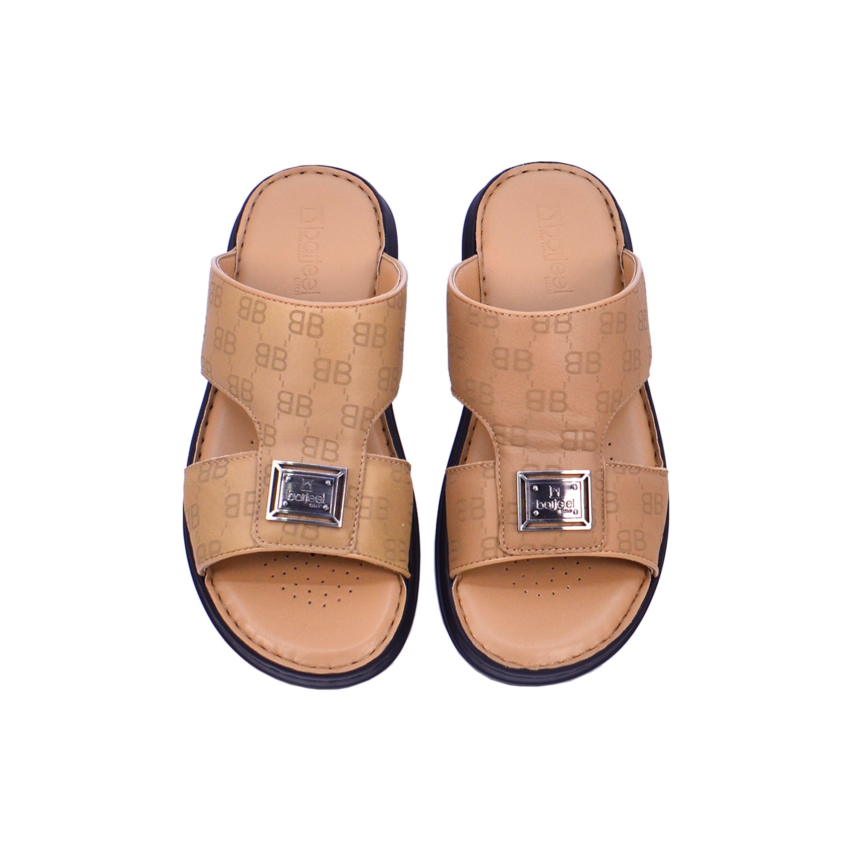 Barjeel Uno 21410 - 13 Men's Sandals - Beige