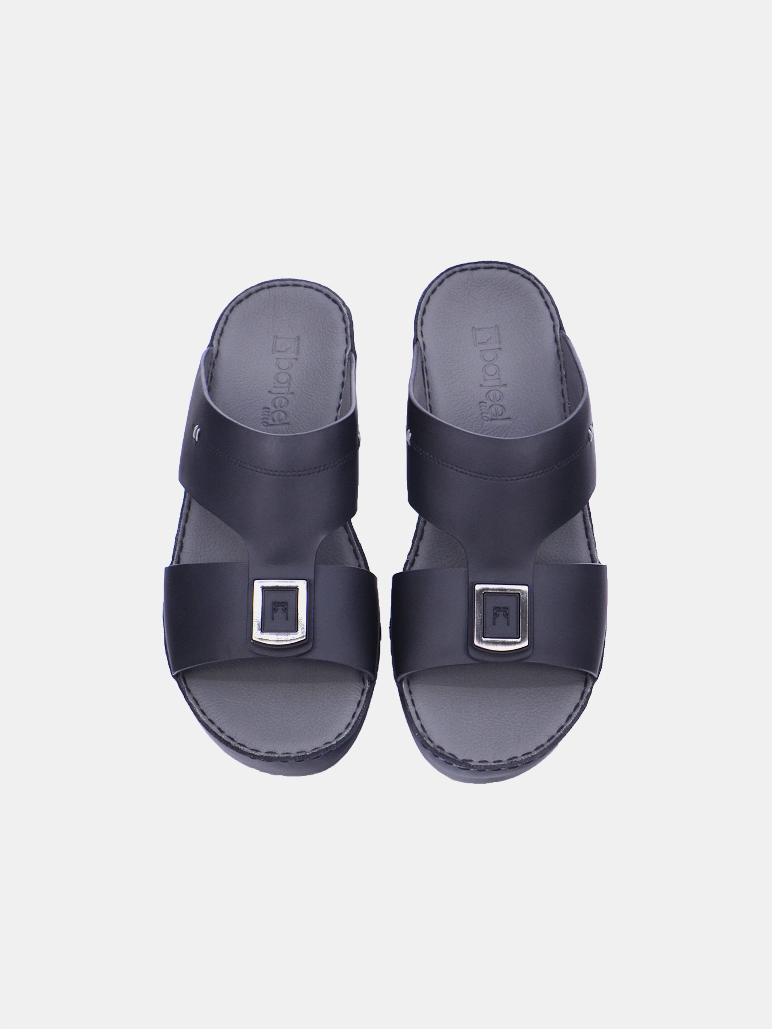 Barjeel Uno BS36 Men's Sandals - Black