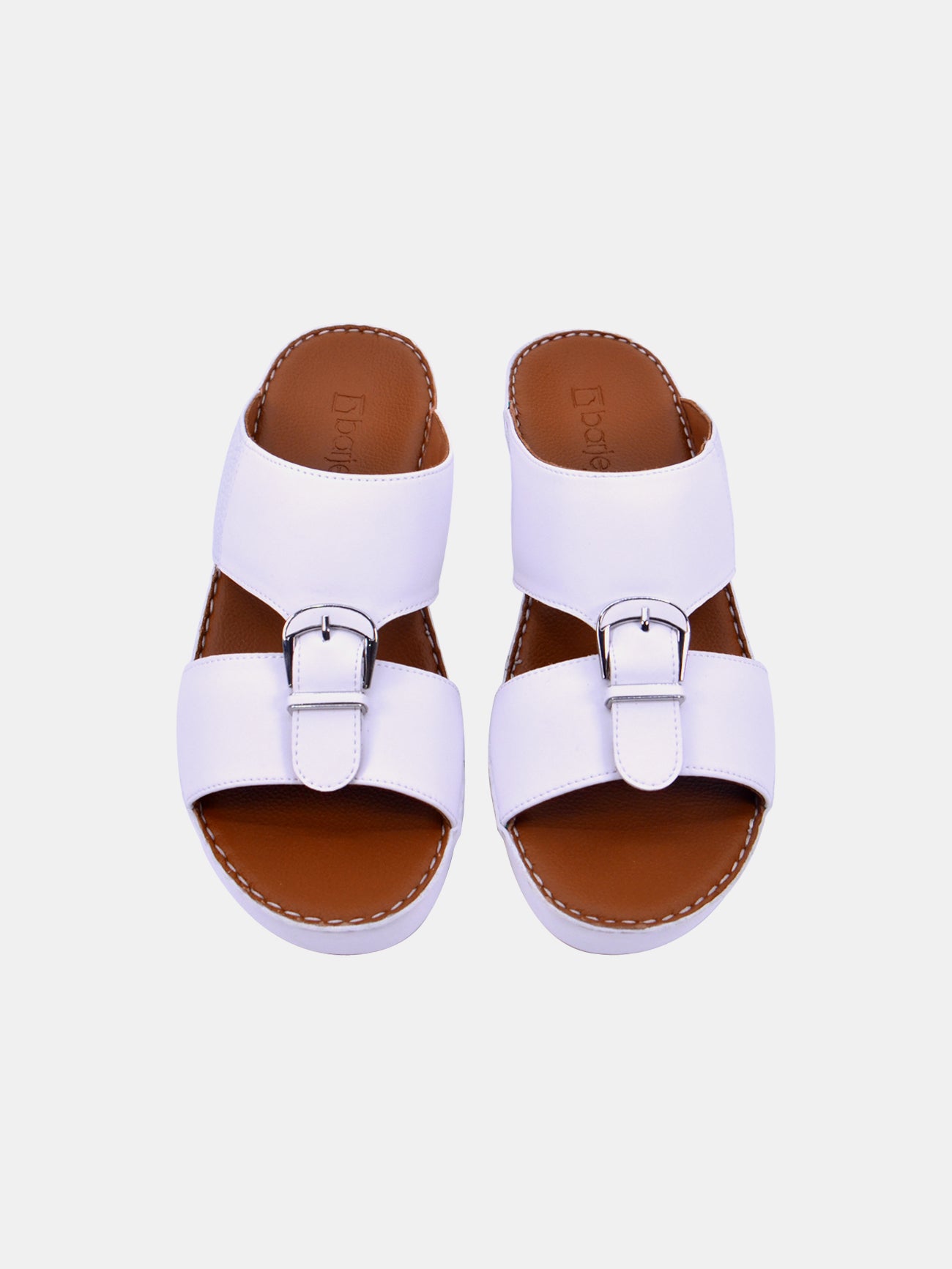 Barjeel Uno MSP1 Men's Sandals - White