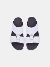 Barjeel Uno M122A Men's Sandals - White